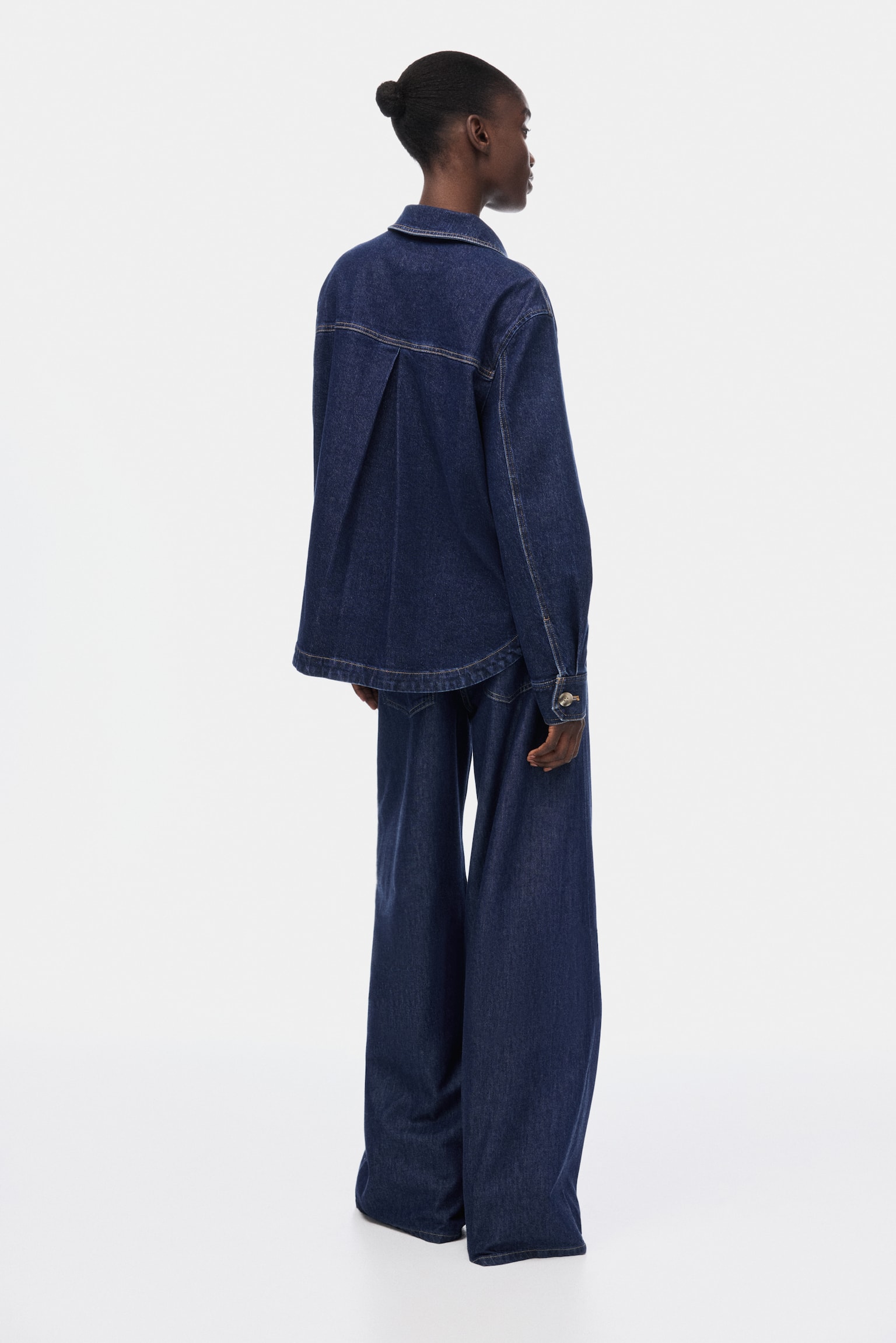 Skjortjacka - Mörk denimblå/Khakigrön/Mörkbrun/Leopardmönstrad - 6