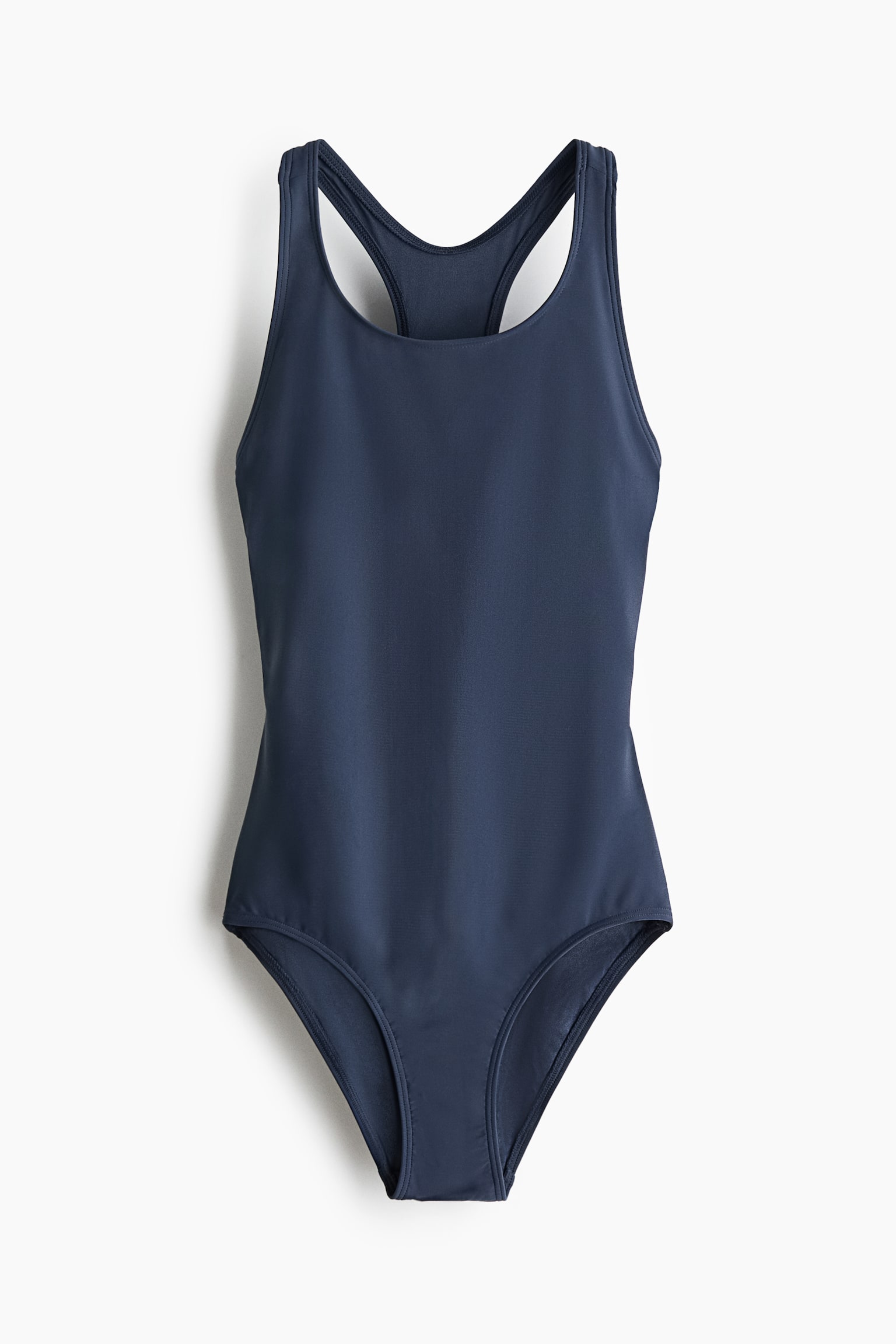 Sports swimsuit - Navy blue/Black/Light khaki green