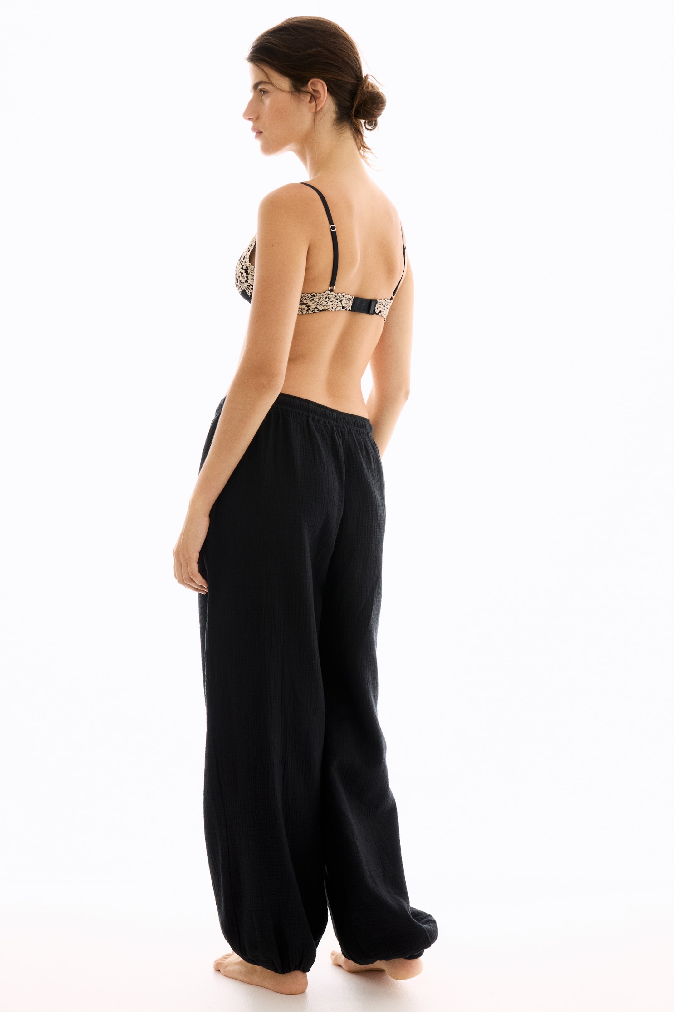 Pantalon de pyjama en mousseline coton