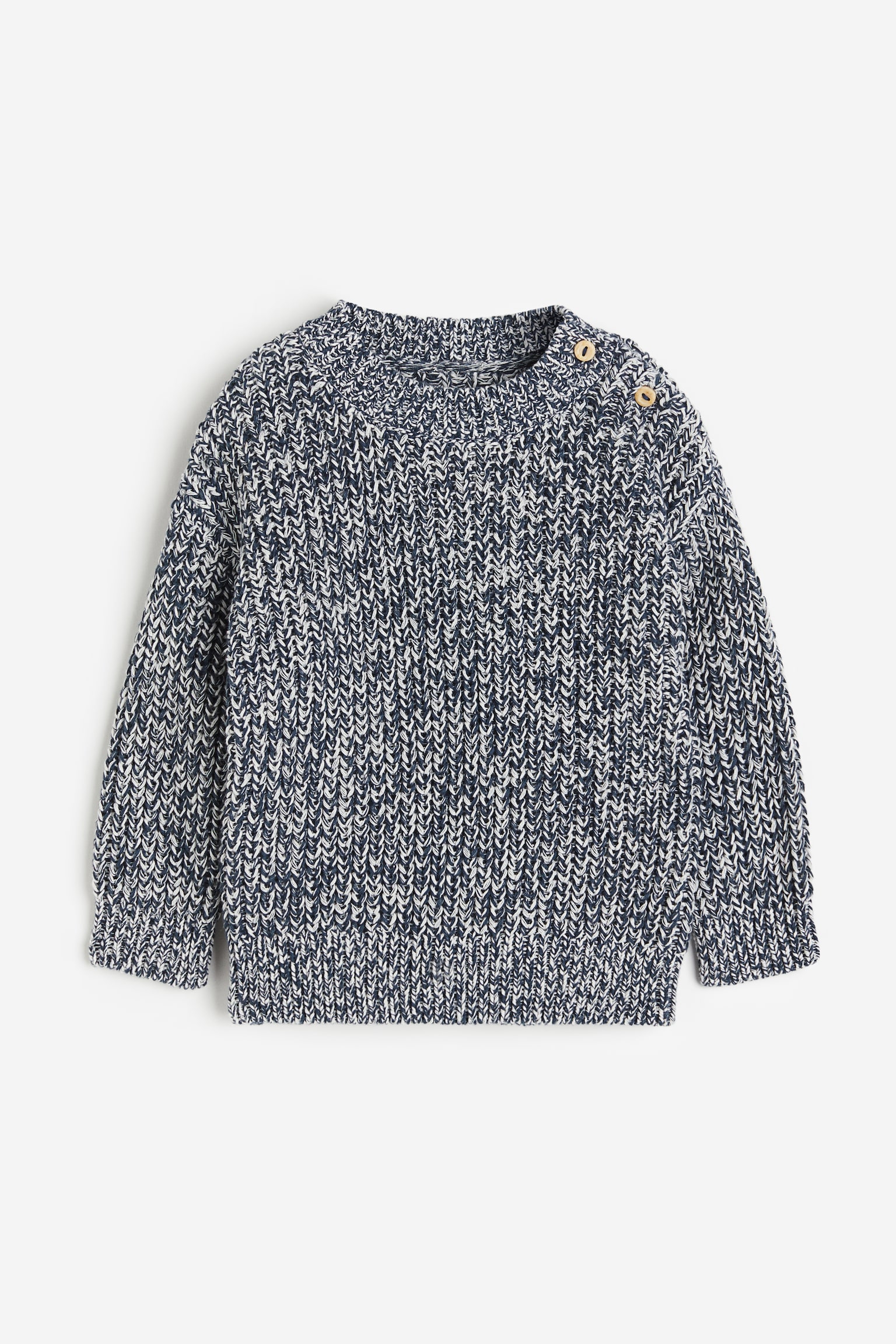 Sweater - Navy blue marle - 1