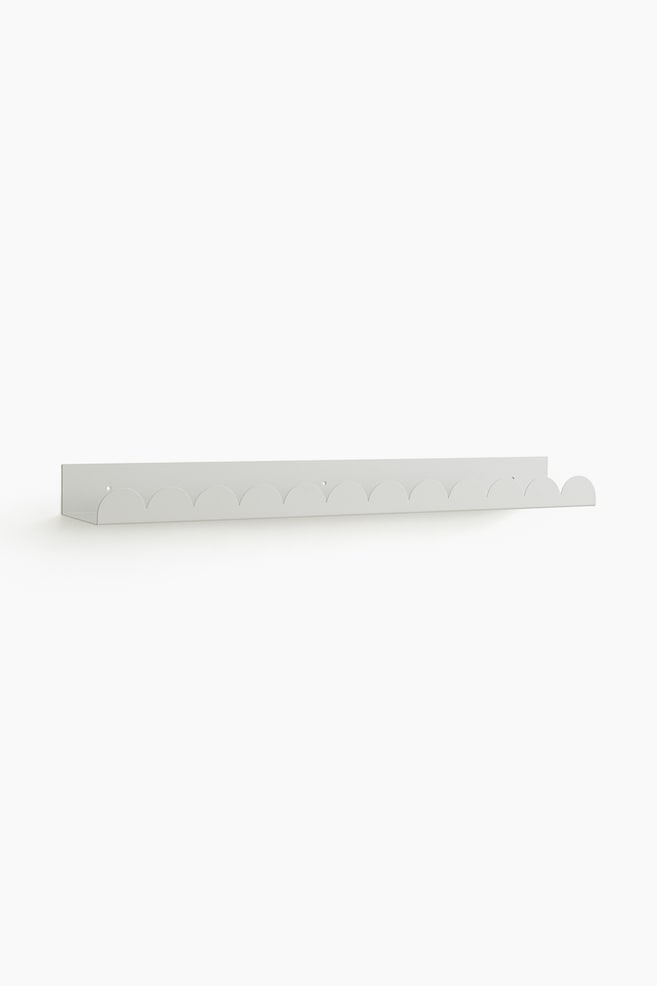 Metal Wall Shelf - Light gray - 1