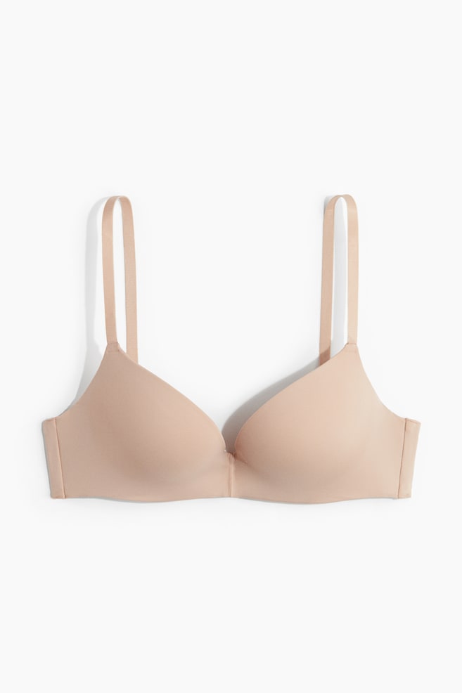 Superpush-up bh van microvezel - Beige/Donkerbeige/Zwart/Wit - 1
