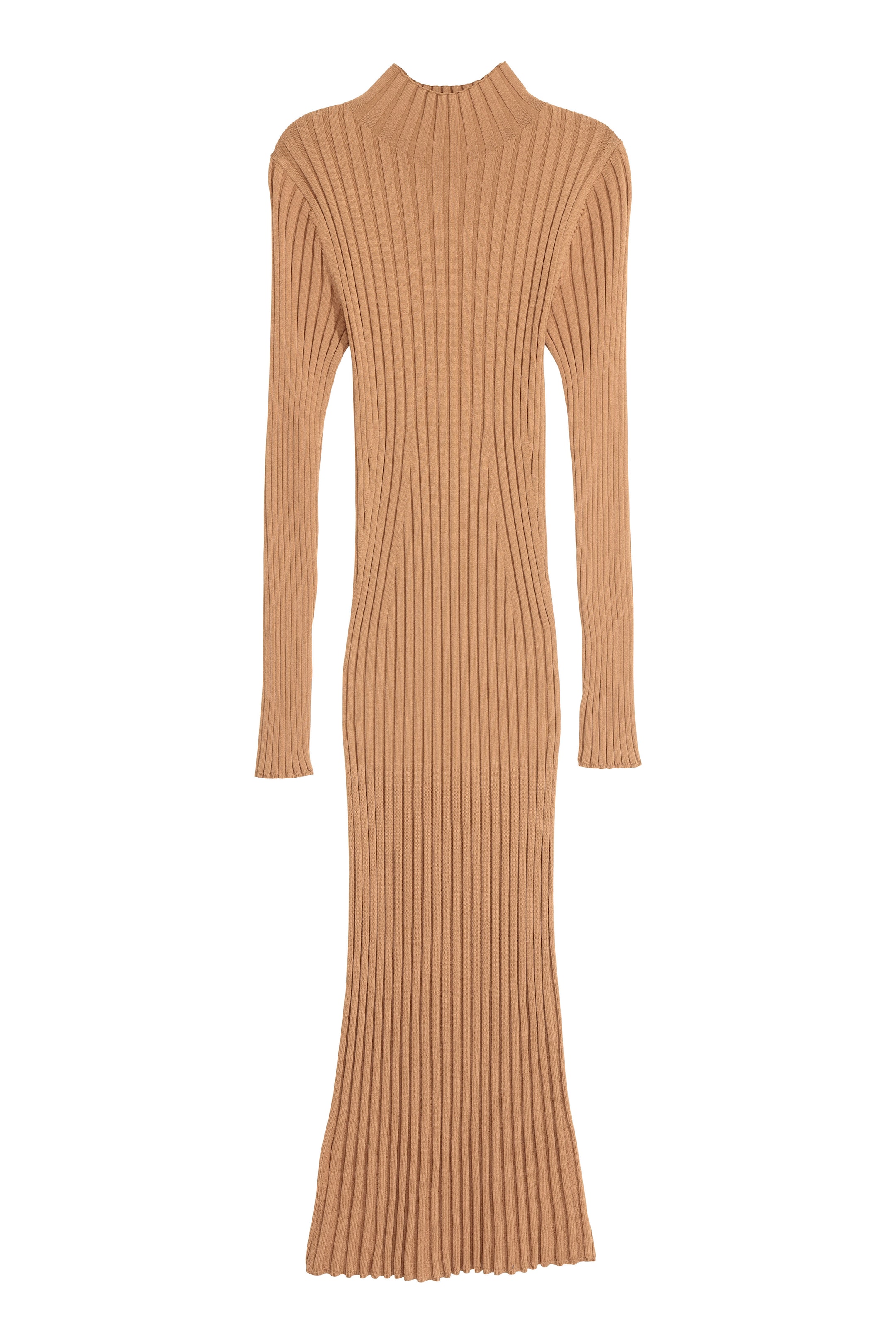 View larger image: Knitted dress - Camel - Ladies | H&M GB 1