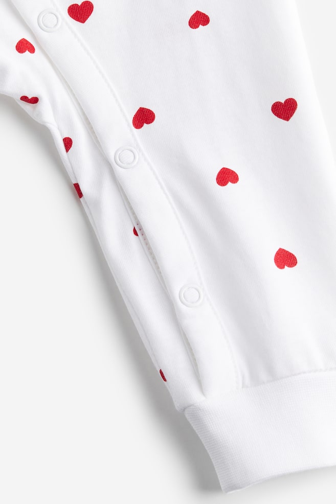 Pyjama à motif - Blanc/cœurs/Rouge/motif - 2