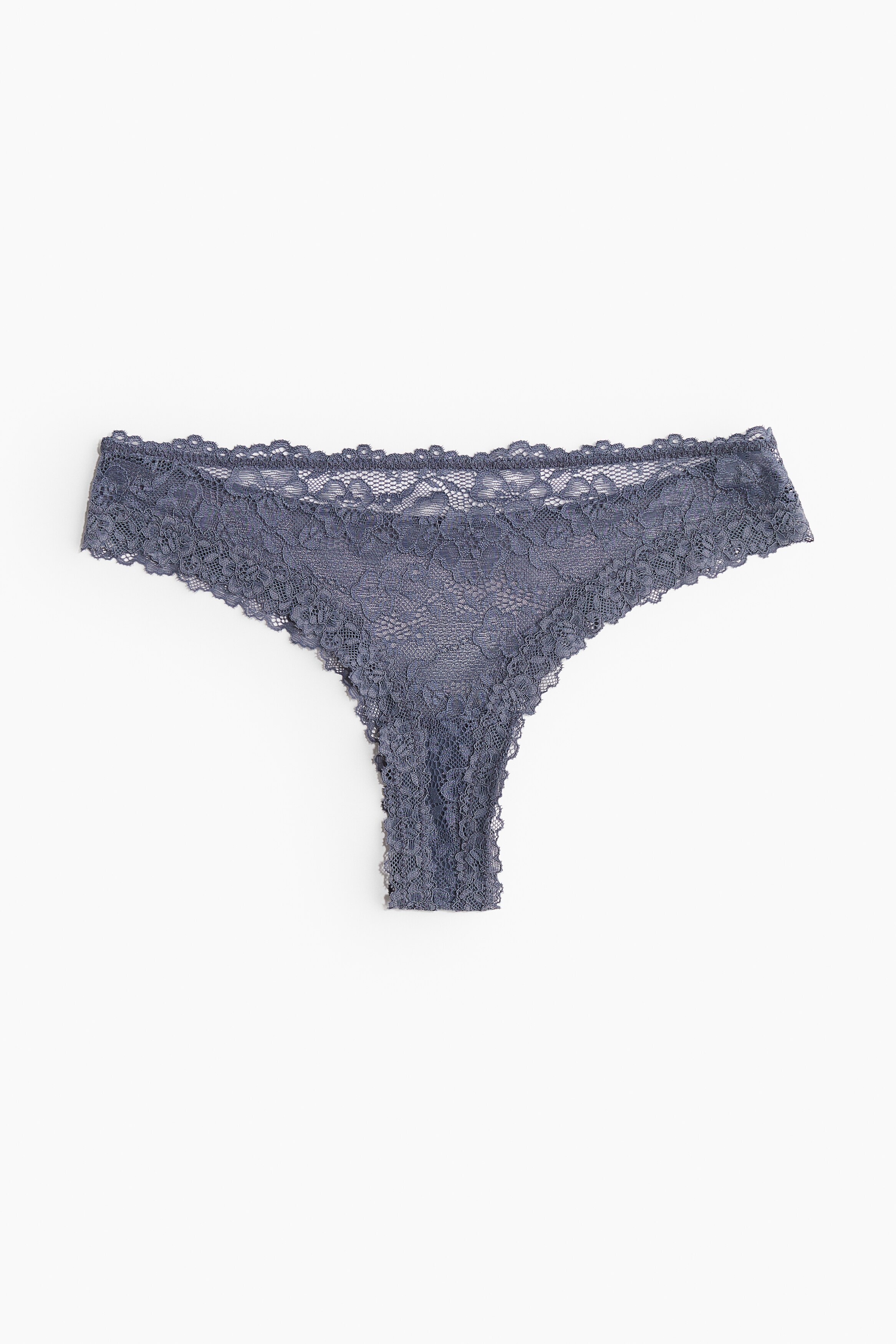 5-pack lace Brazilian briefs