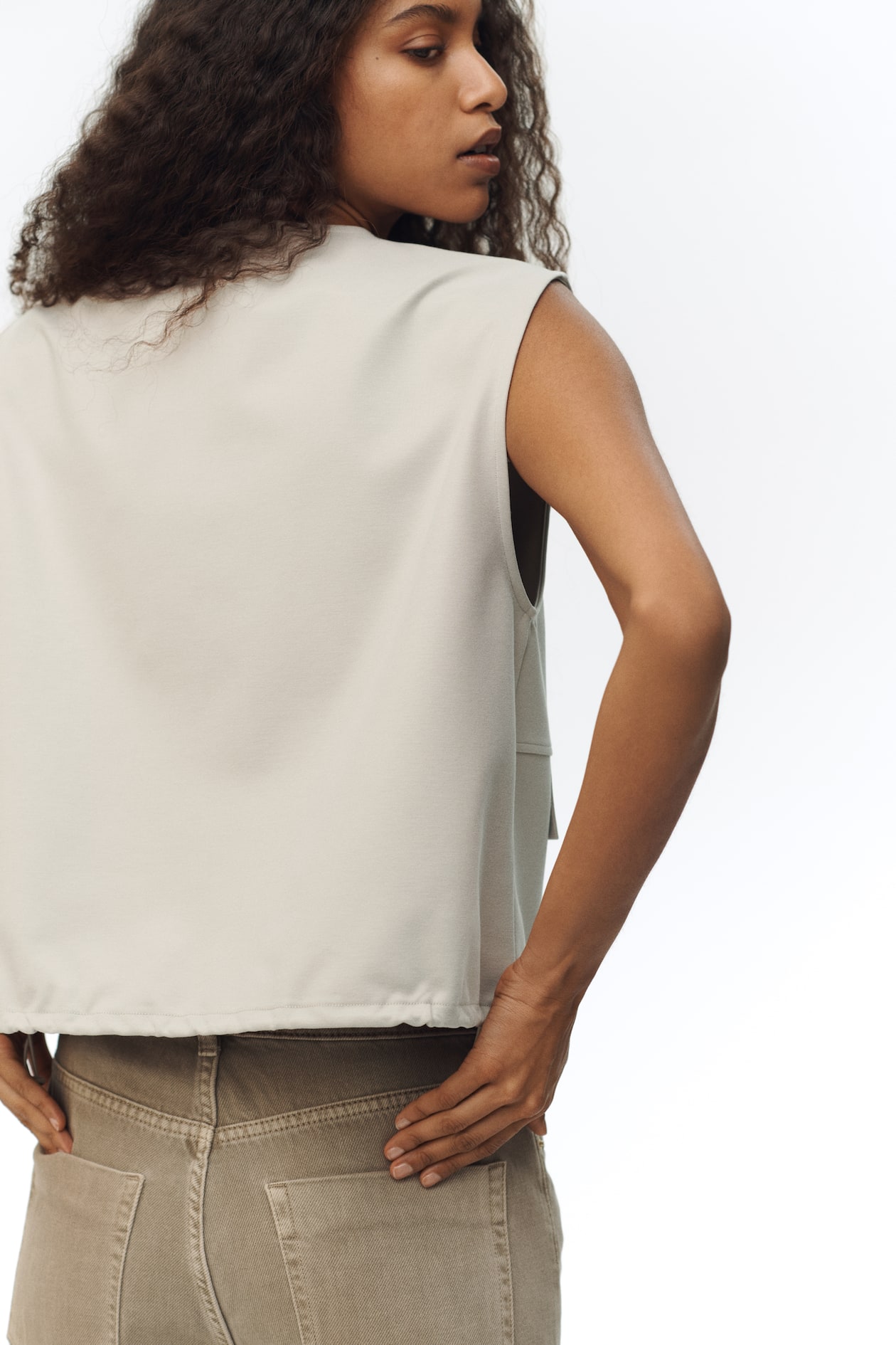 Jersey Top with Drawstrings - image 5