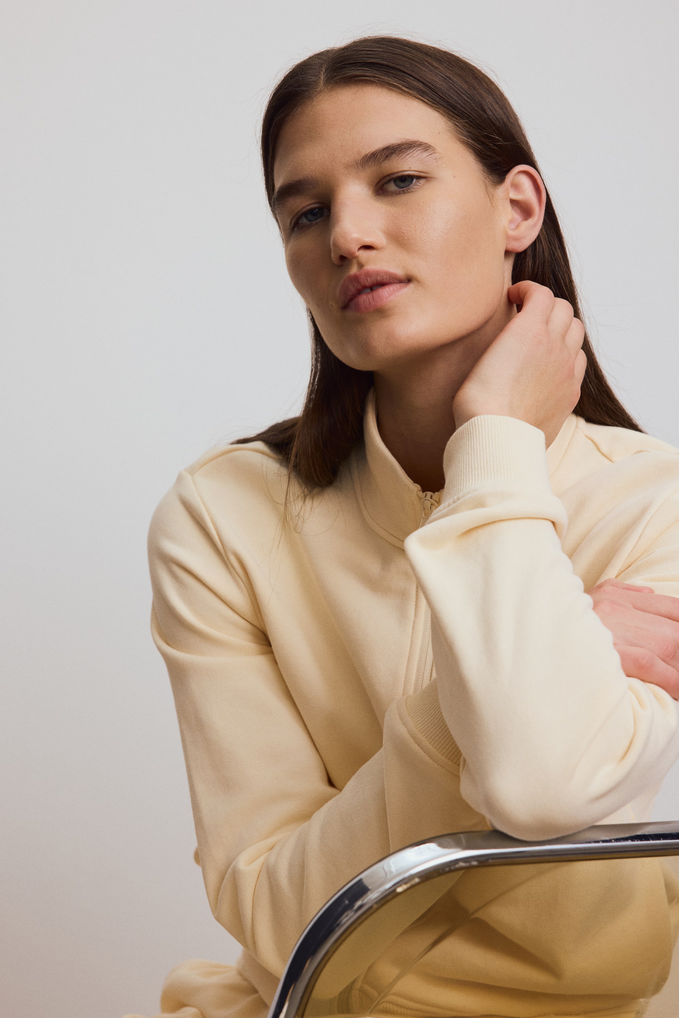 Zobraziť väčší obrázok: Športová bunda Slim Fit - Svetlá marhuľová - ŽENY | H&M SK 3