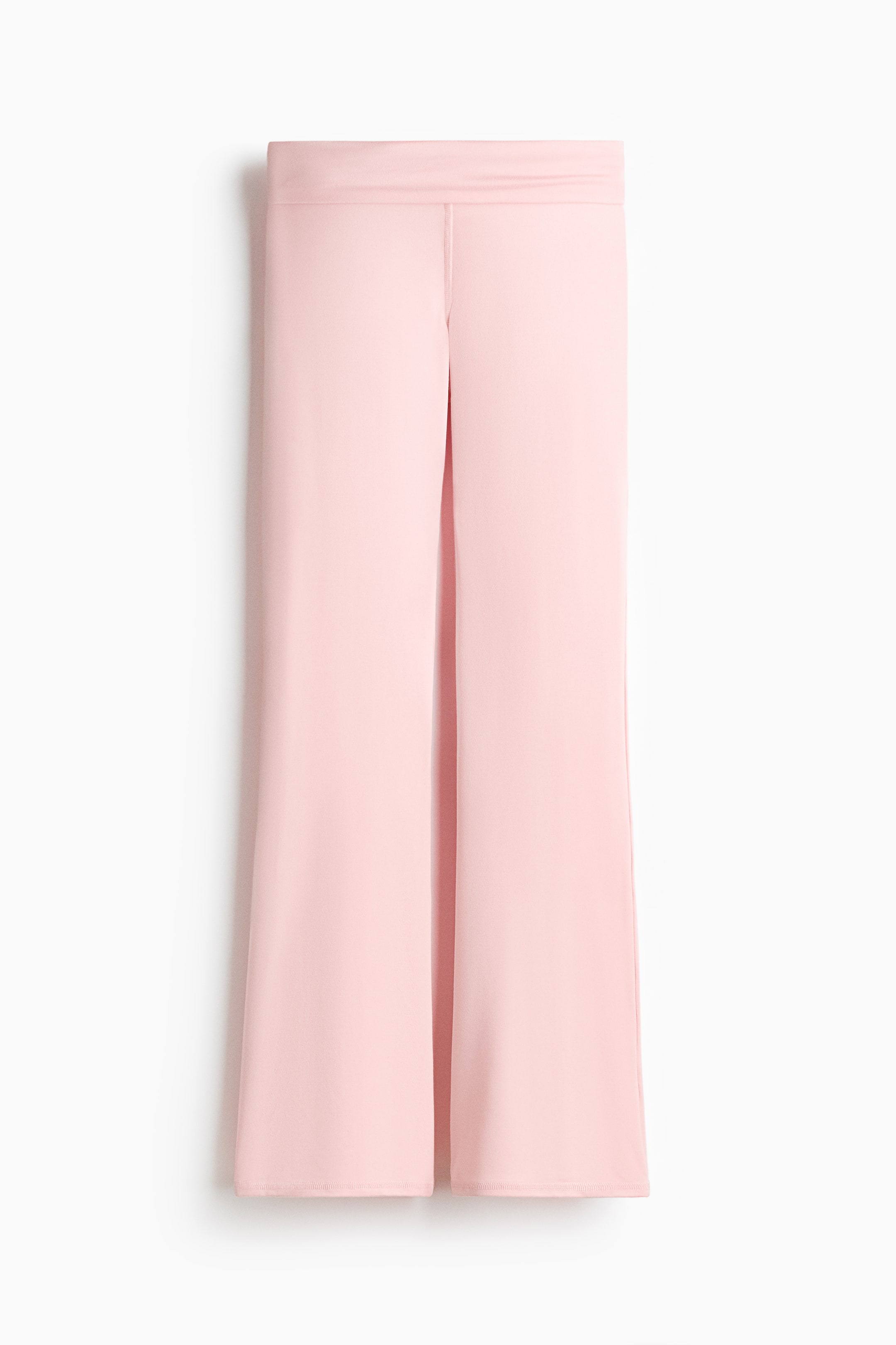 Flared Brushed Jersey Pants