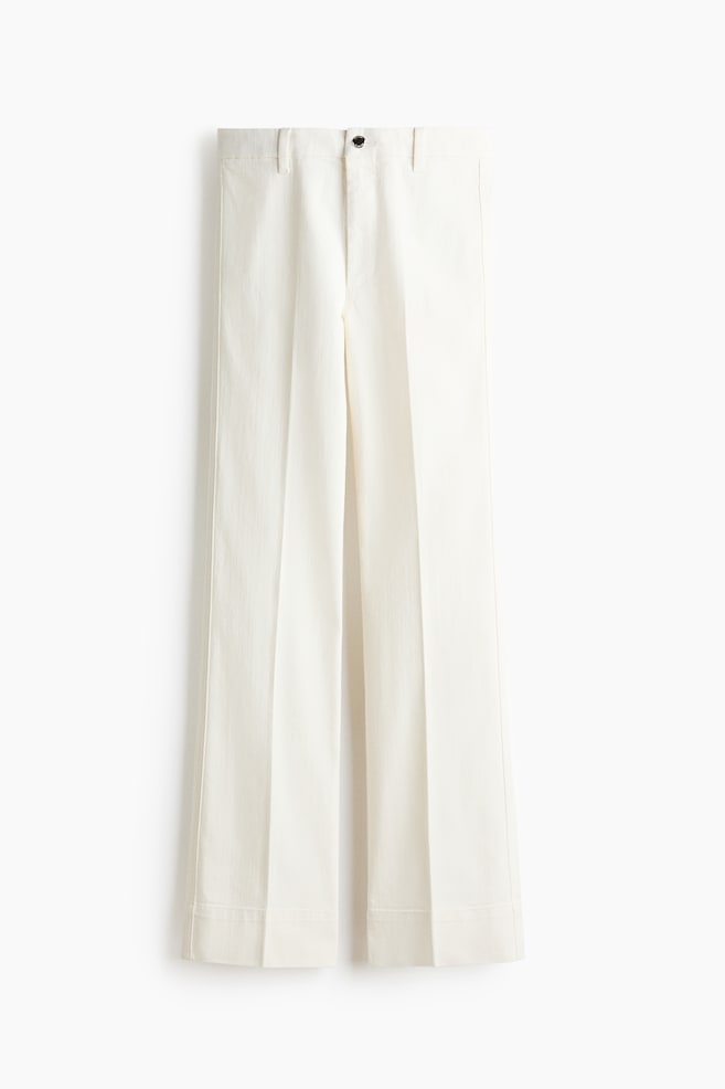 Flared High Jeans - White/Light blue/Dark orange/Dark denim blue/Dark denim blue/Denim black - 1