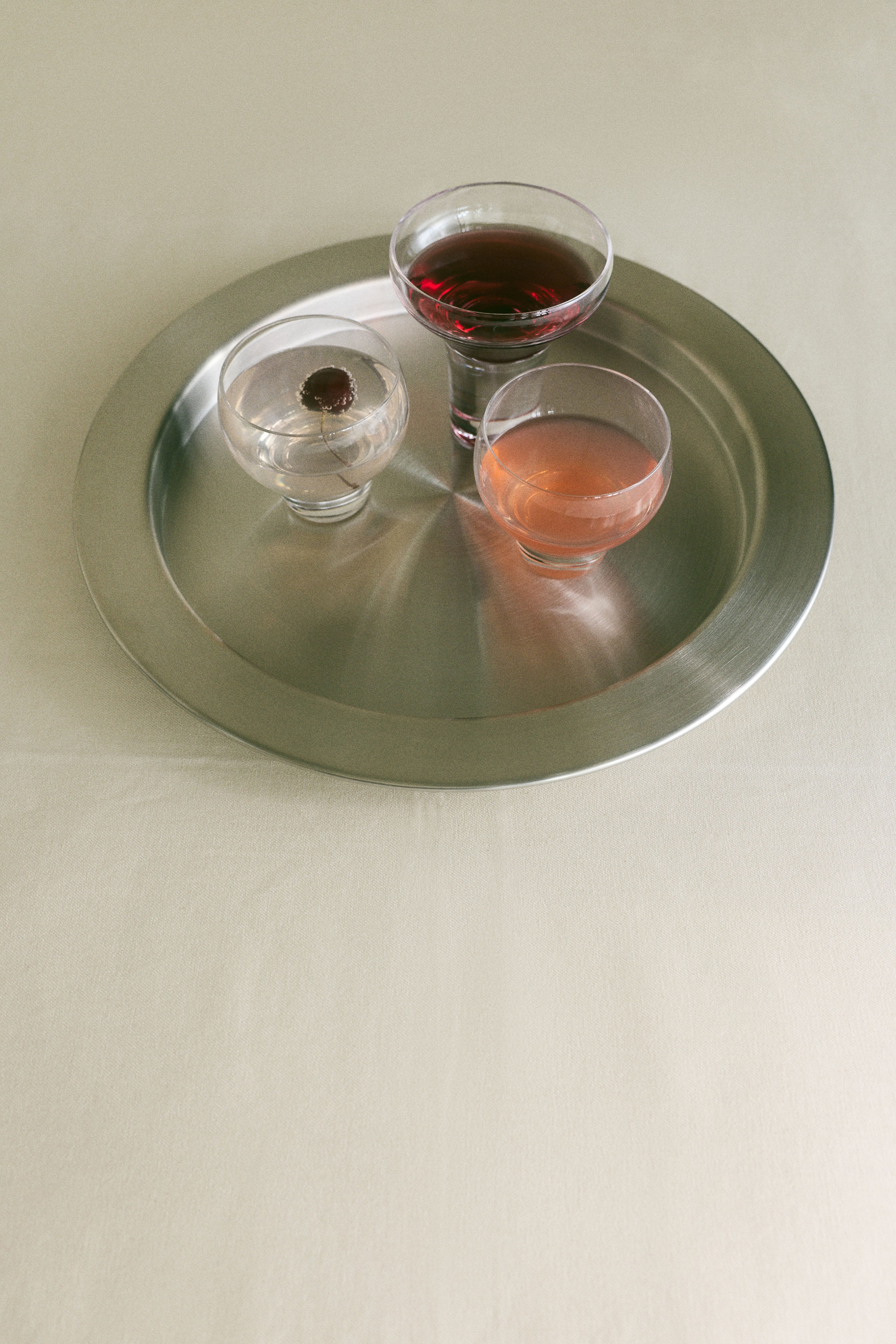 Lot de 2 verres à fond plat soufflés à la bouche