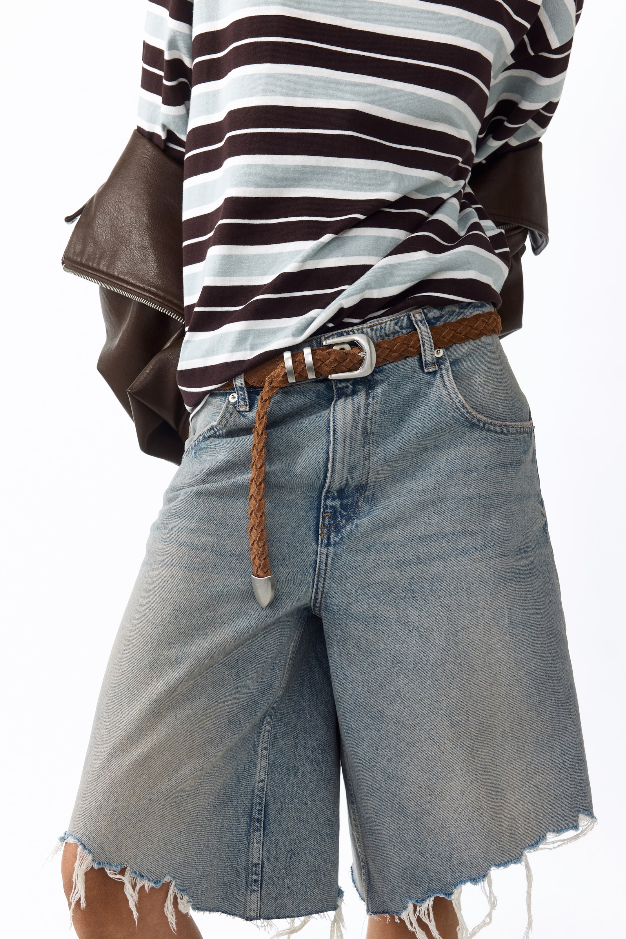 Denim Bermuda Shorts