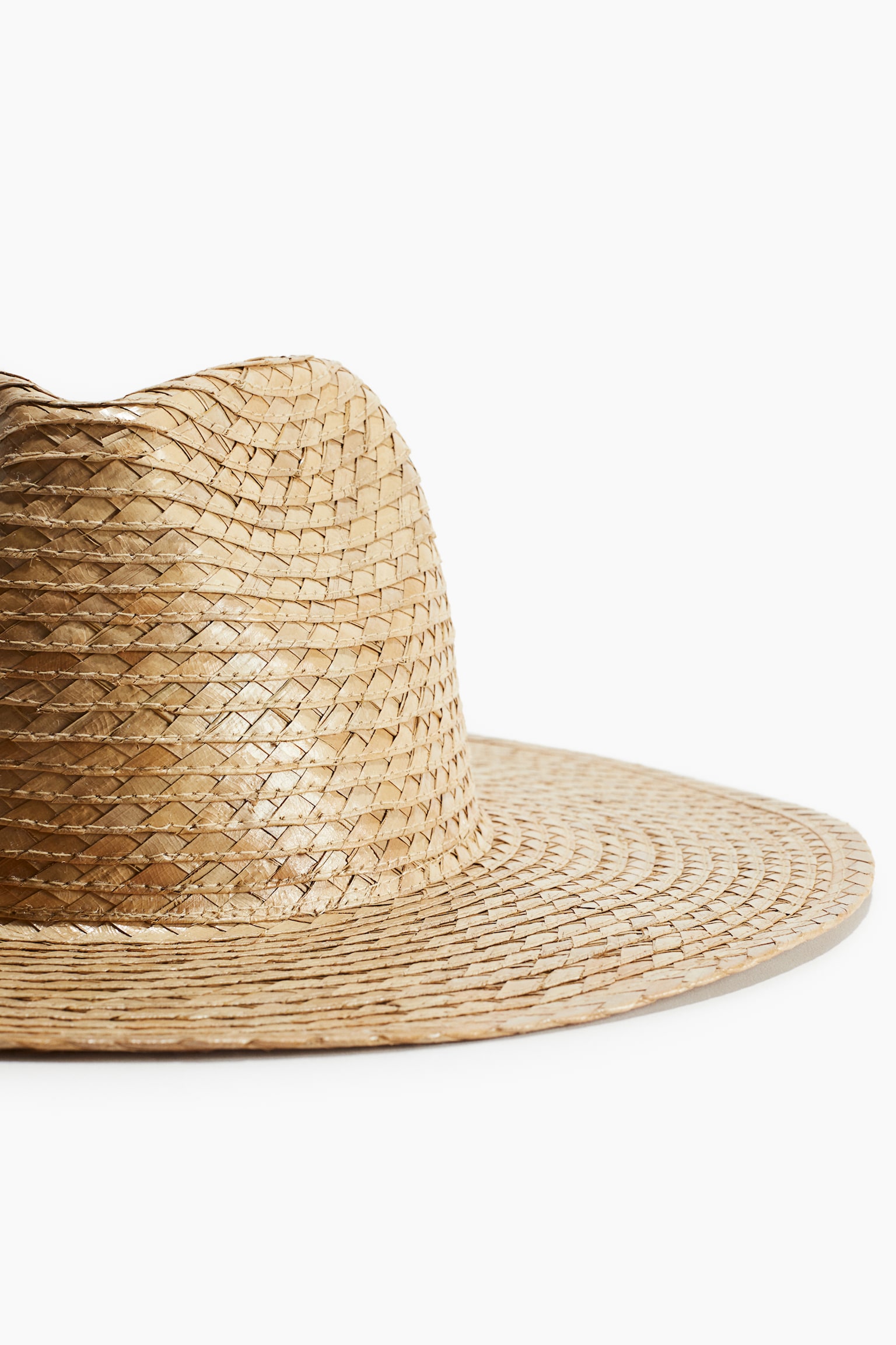 Straw Fedora - Light beige - 2