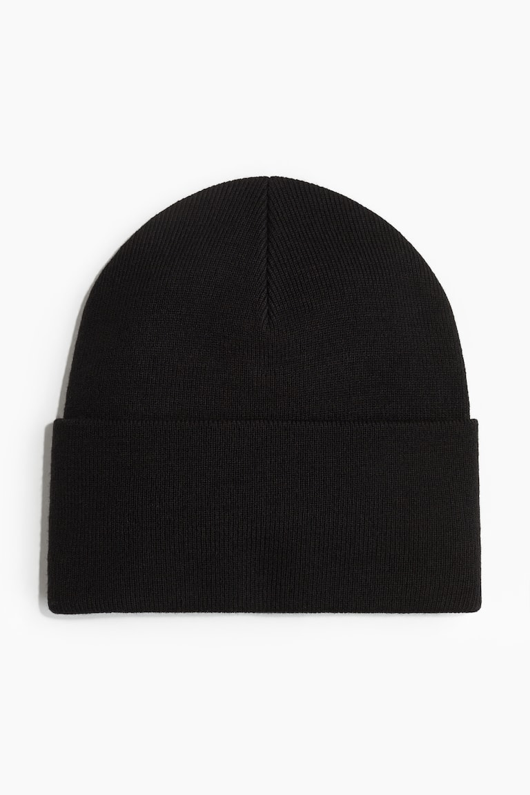 Knitted hat - Black - Men | H&M IN