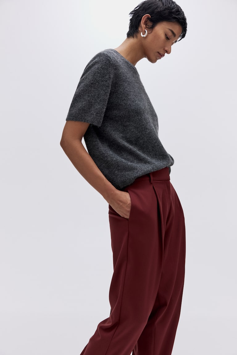 Ladies - Red Dress Pants - Size: 14 - H&M