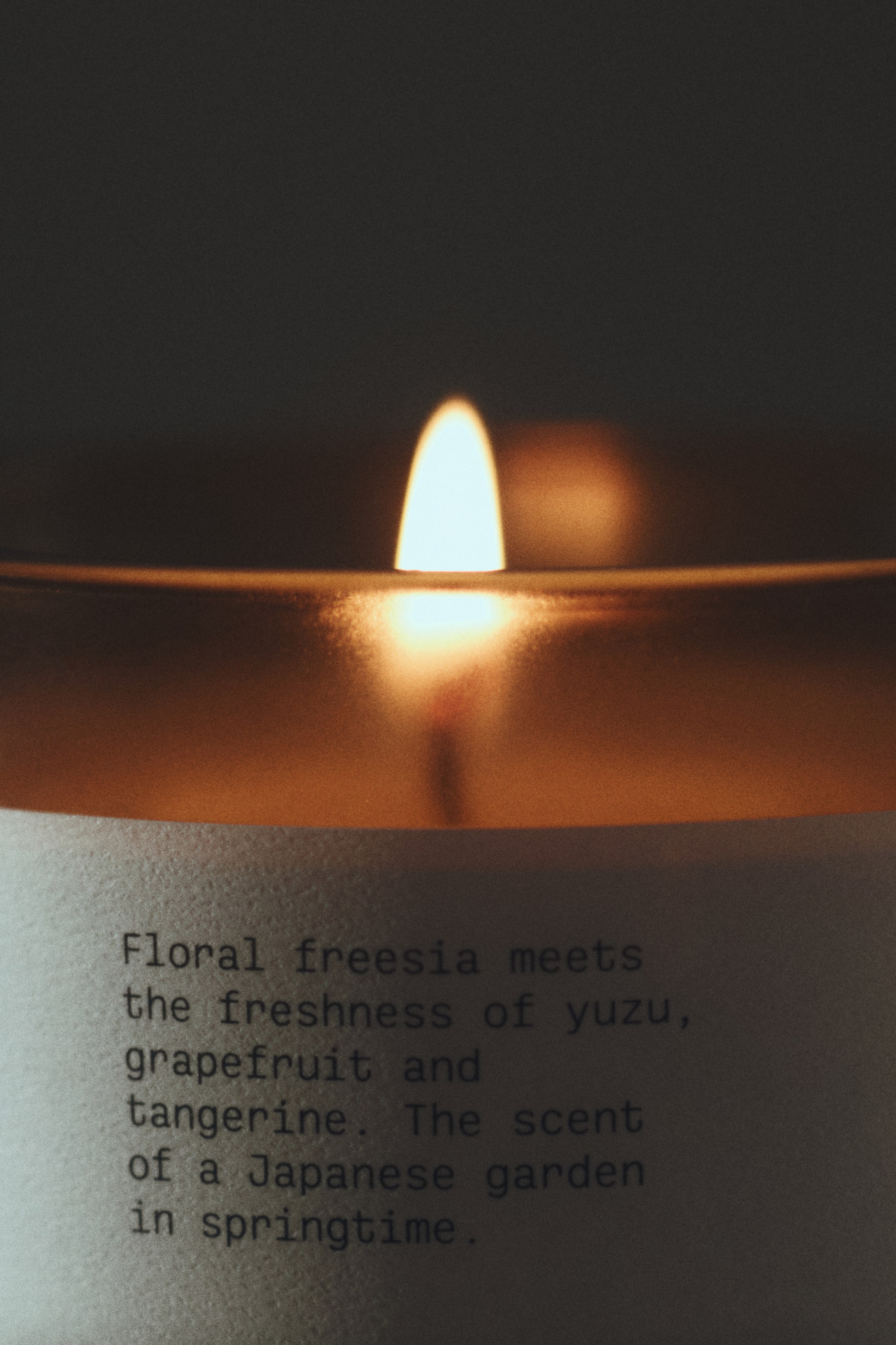 View larger image: Scented Candle in Glass Holder - Yuzu Blossom - Home All | H&M CA 1