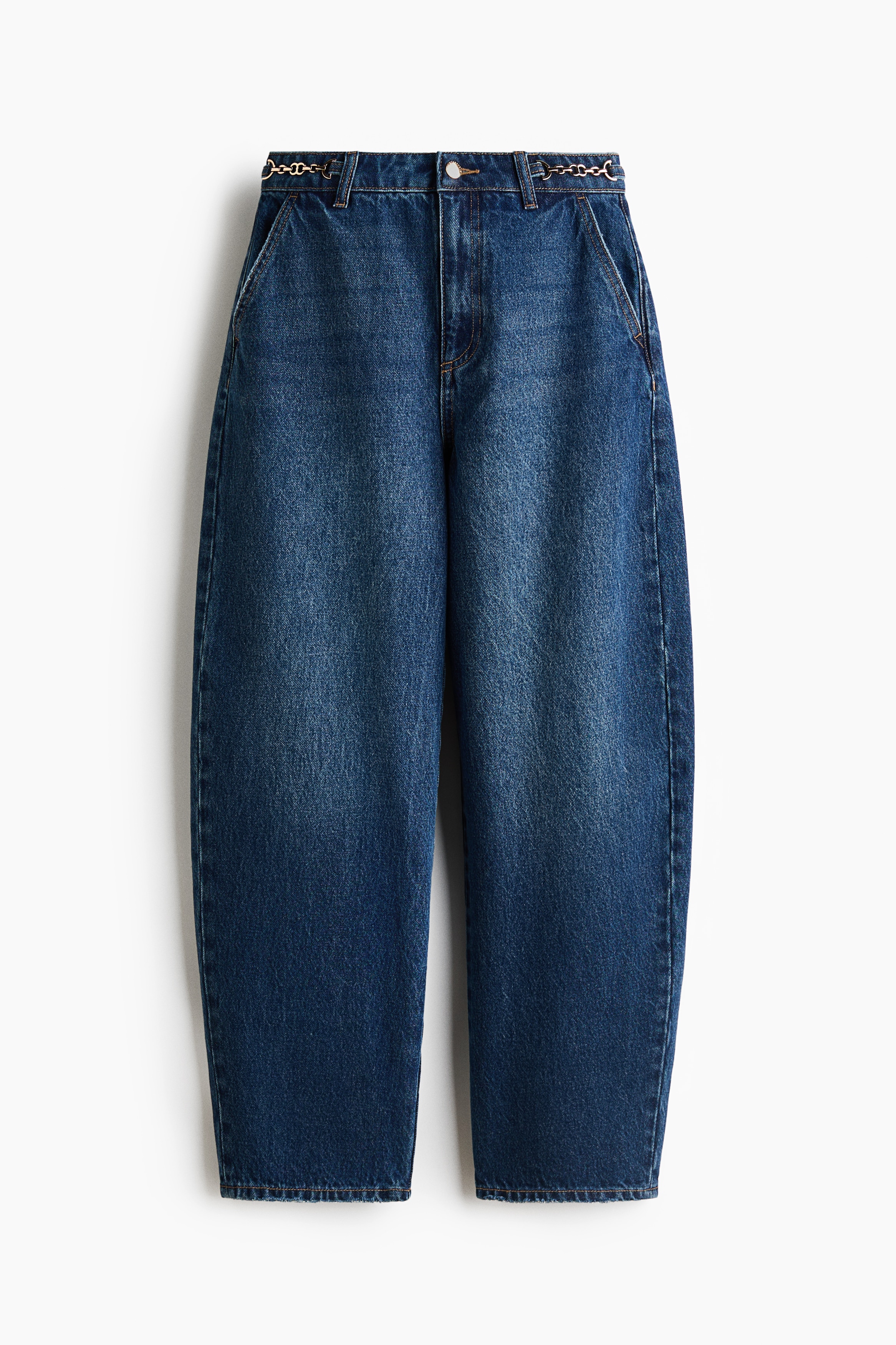 Barrel Regular Waist Jeans