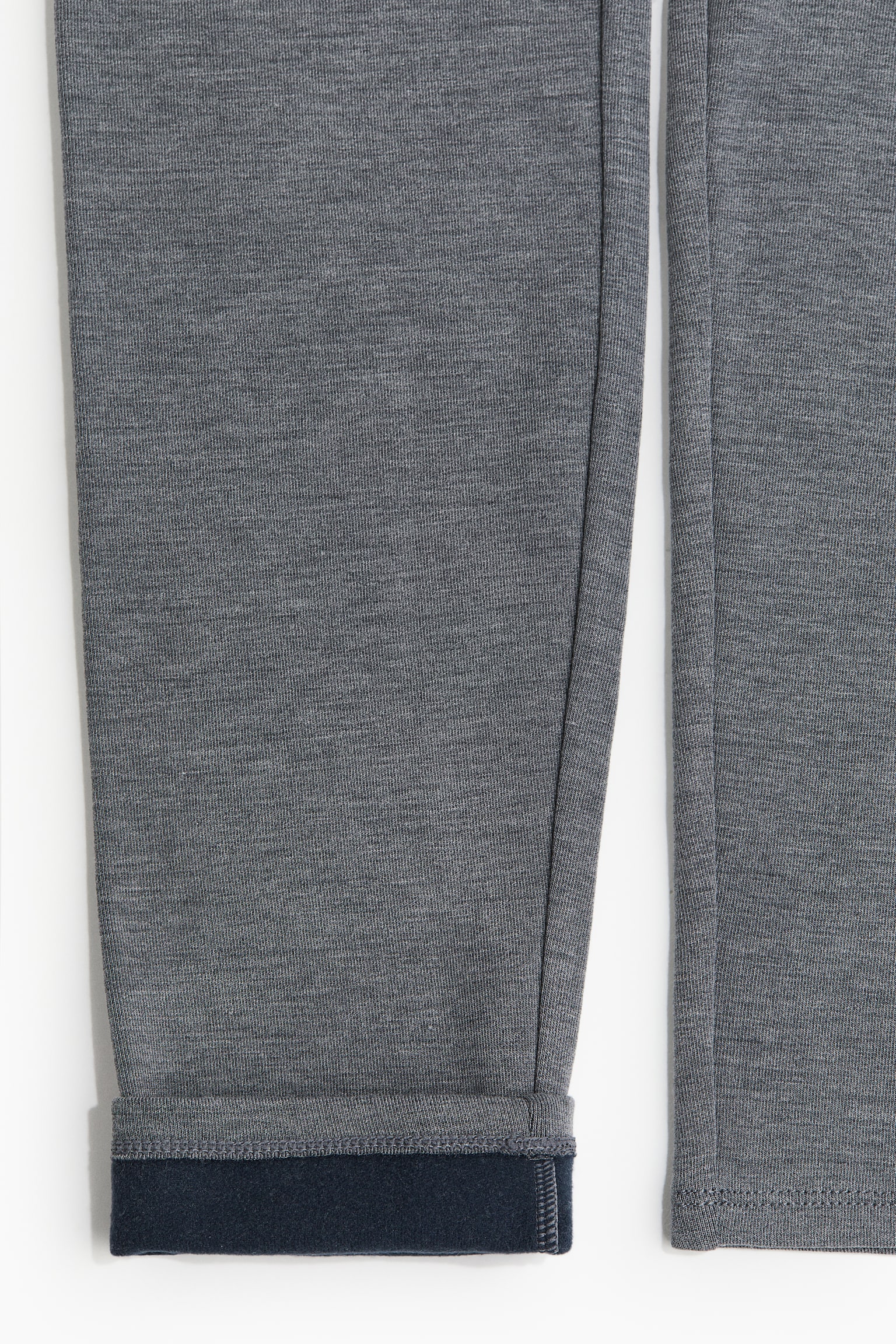 THERMOLITE® fleece leggings - Grey marl/Black - 2