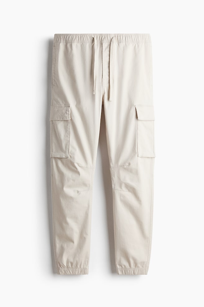 Utilitybroek - Slim Fit - Lichtbeige/Donkergrijs/Zwart - 1
