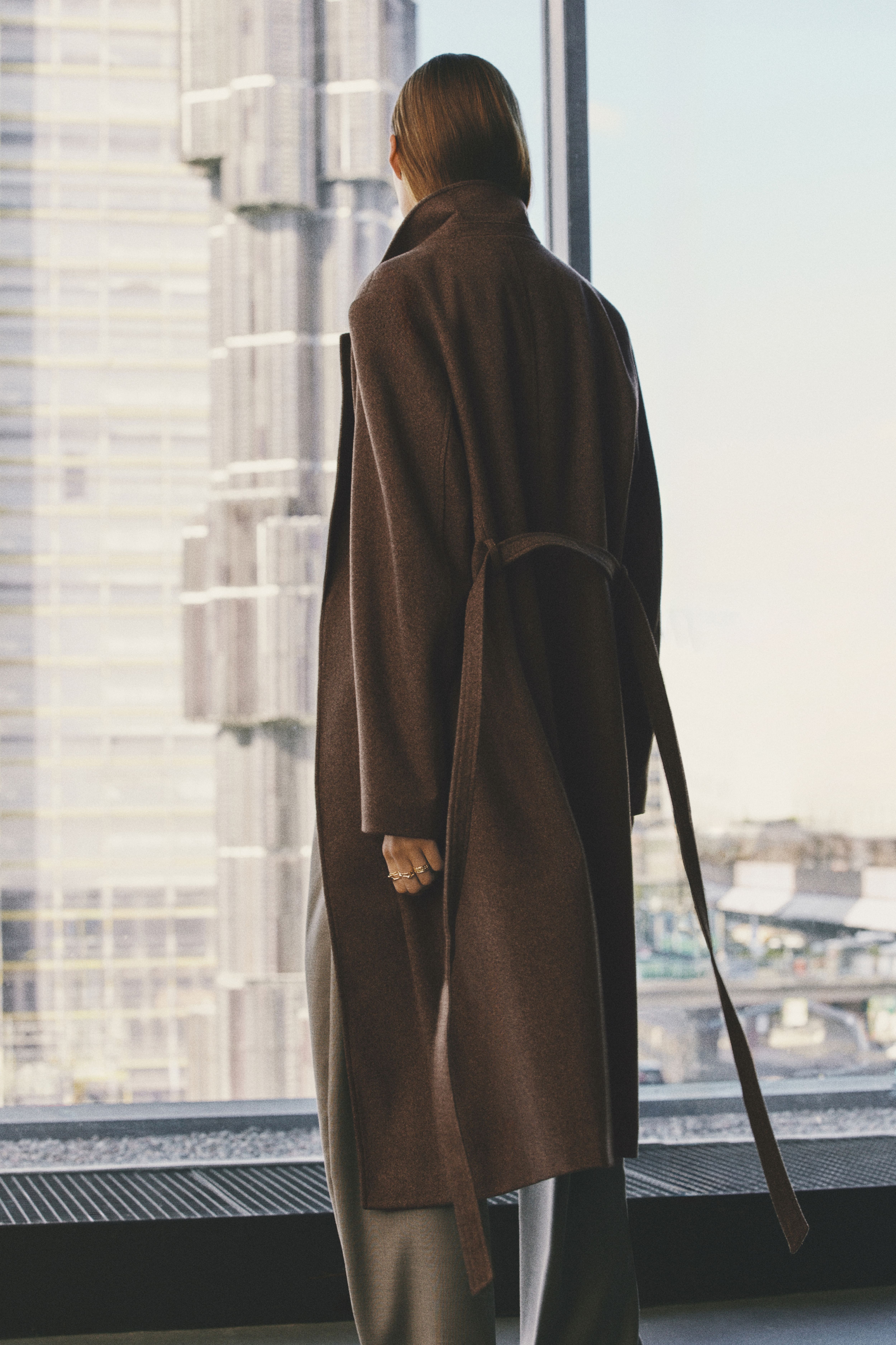 Tie-Belt Coat