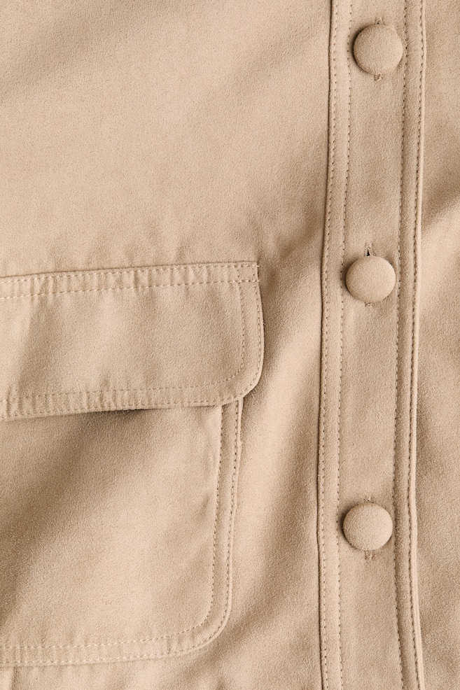 Jacket - Beige/Dark brown - 4