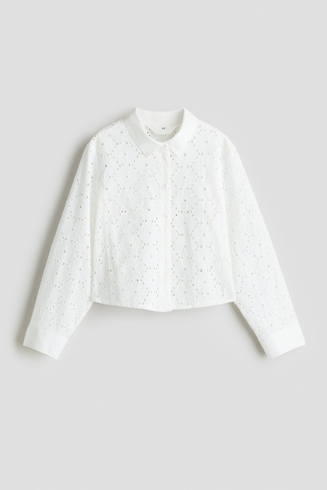 Loose-Fit Shirt - White - 1