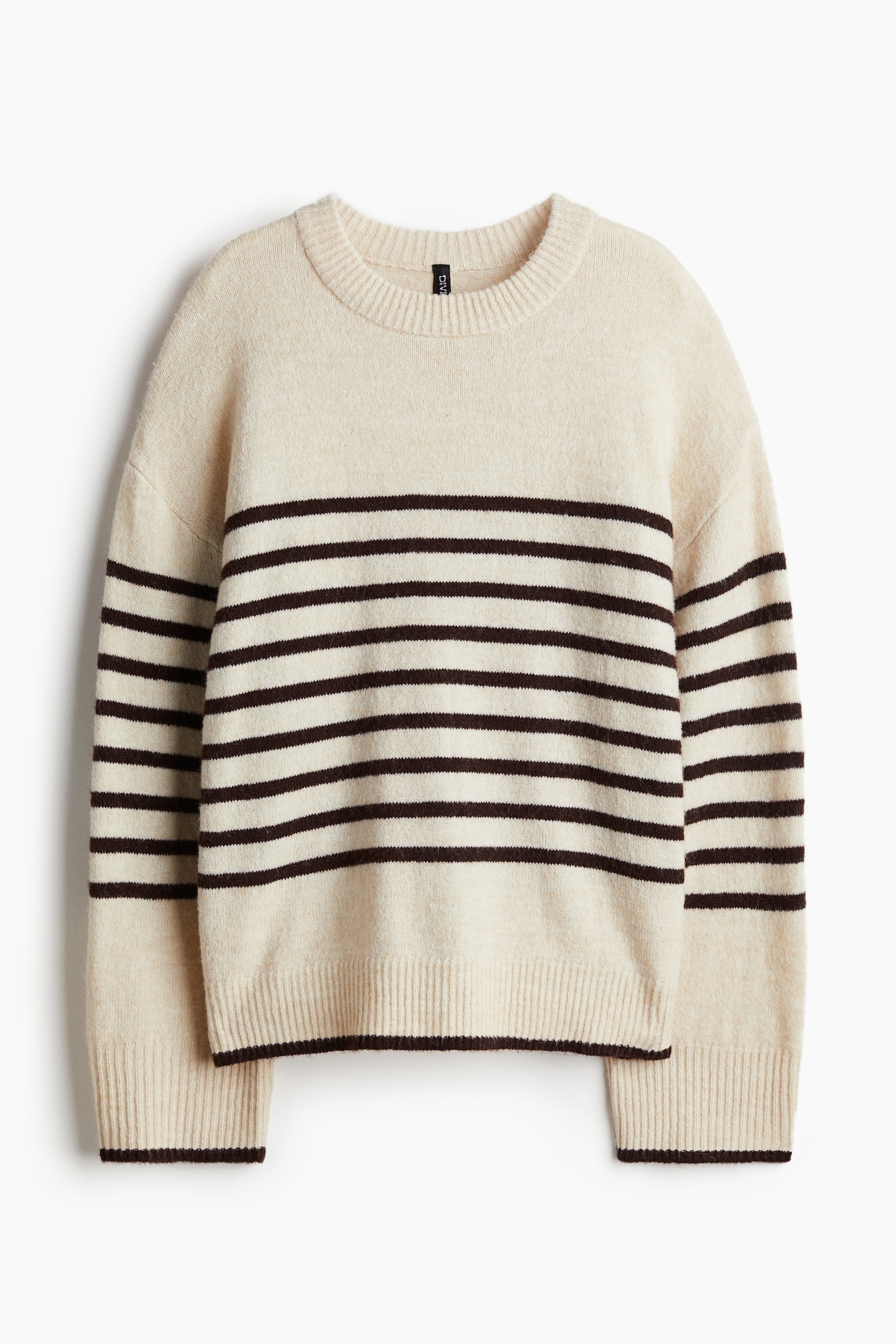 Jumper - Light beige/Striped/Cream/Black/Light grey marl/Striped - 2