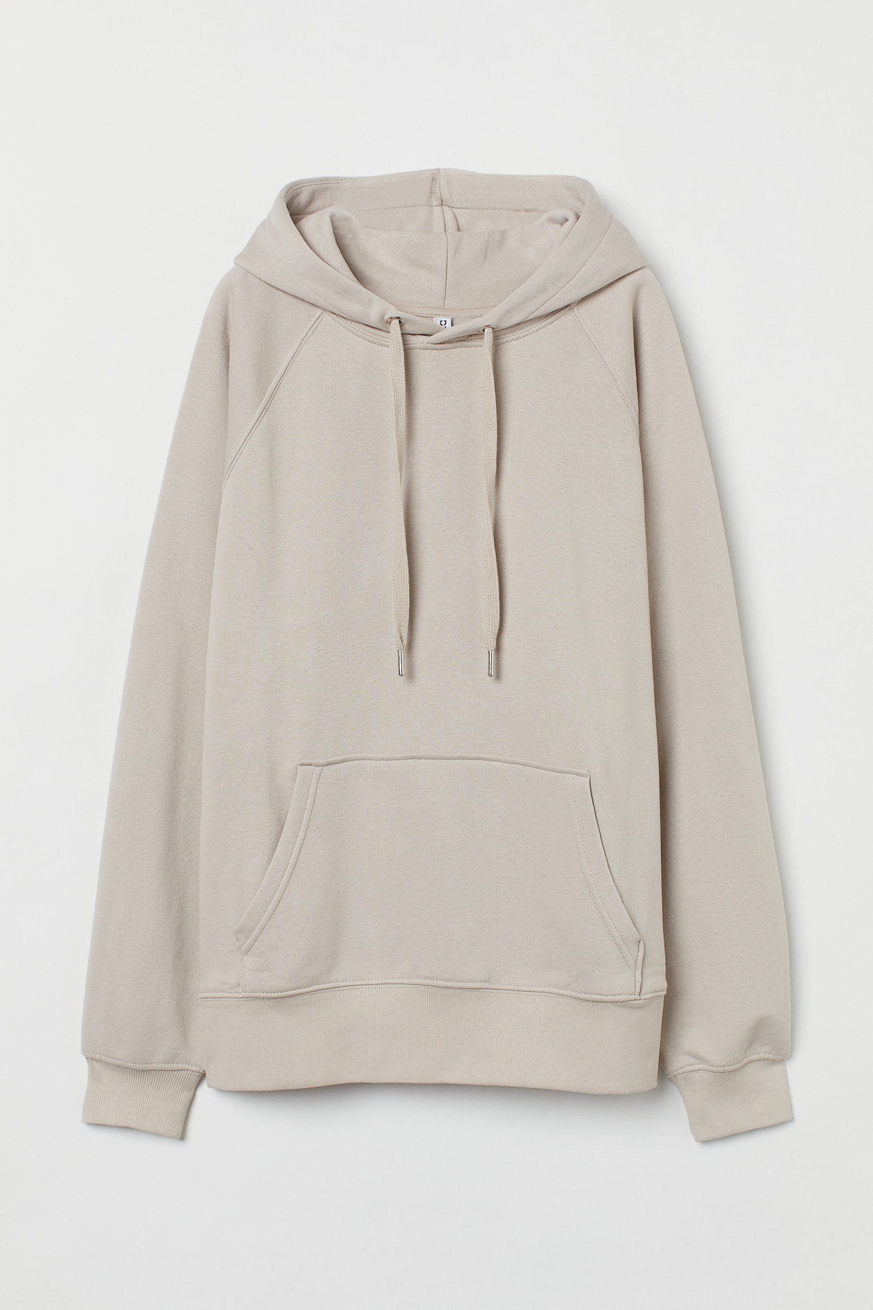 Oversized Hoodie - Long sleeve - Regular length - Light taupe - Ladies ...