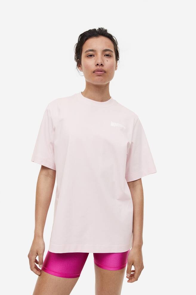 DryMove™ Sports T-shirt - Light pink/Moveclub/Green/Cream - 1