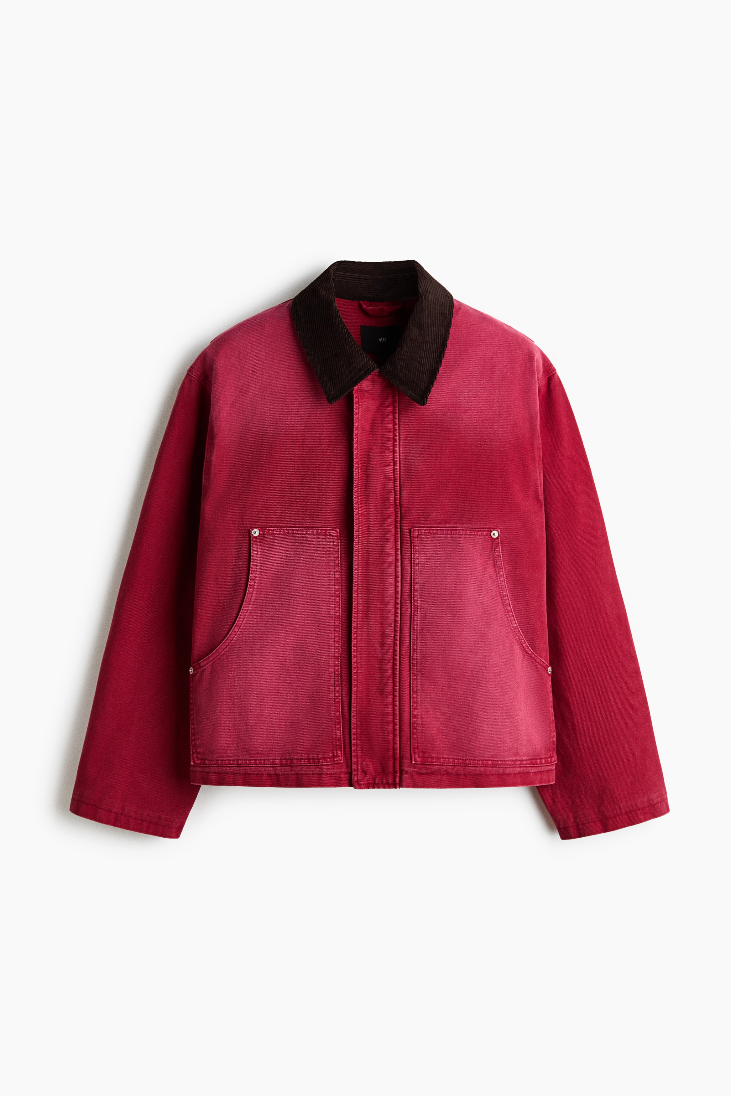 Veste de travail courte - Rouge/à contraste de couleur/Beige/Bleu foncé