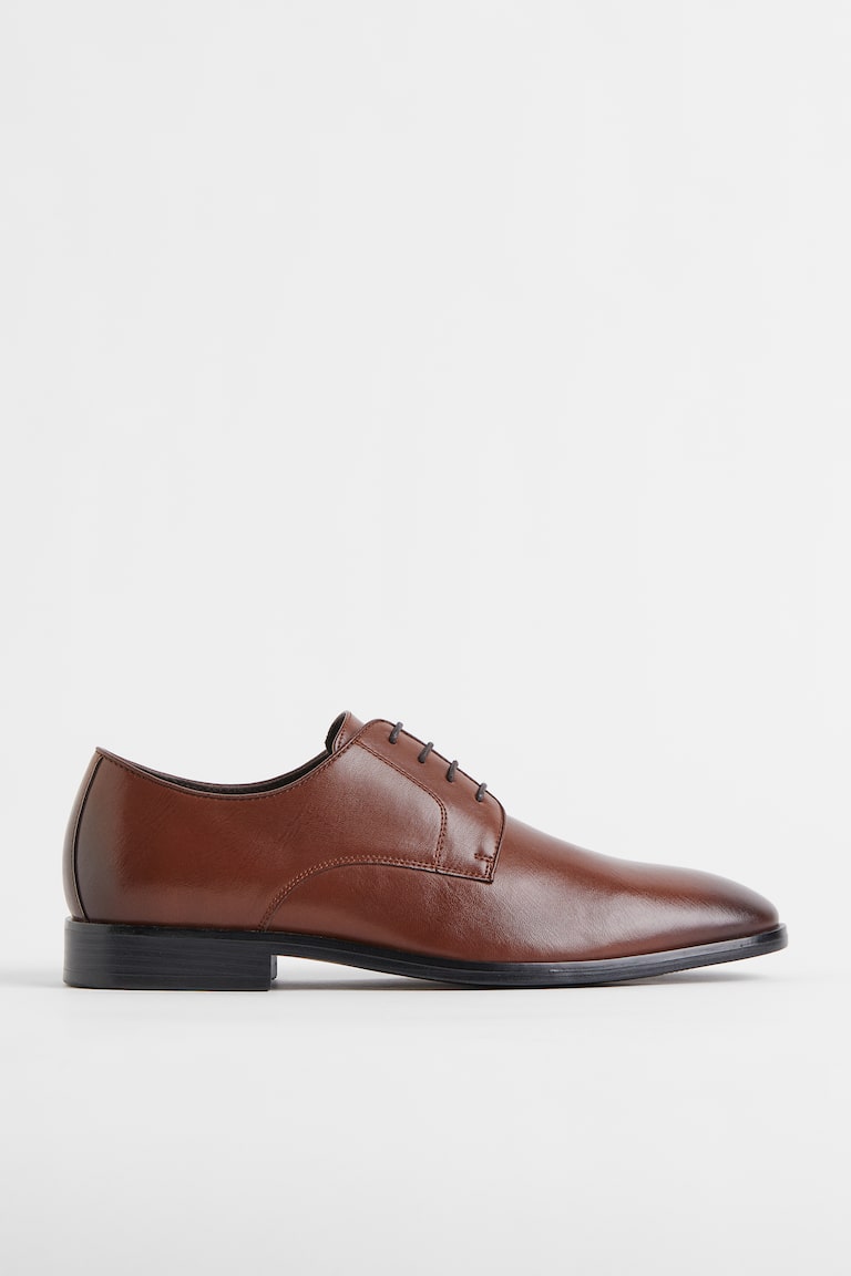 Men's Dark brown Derby Shoes | H&M US