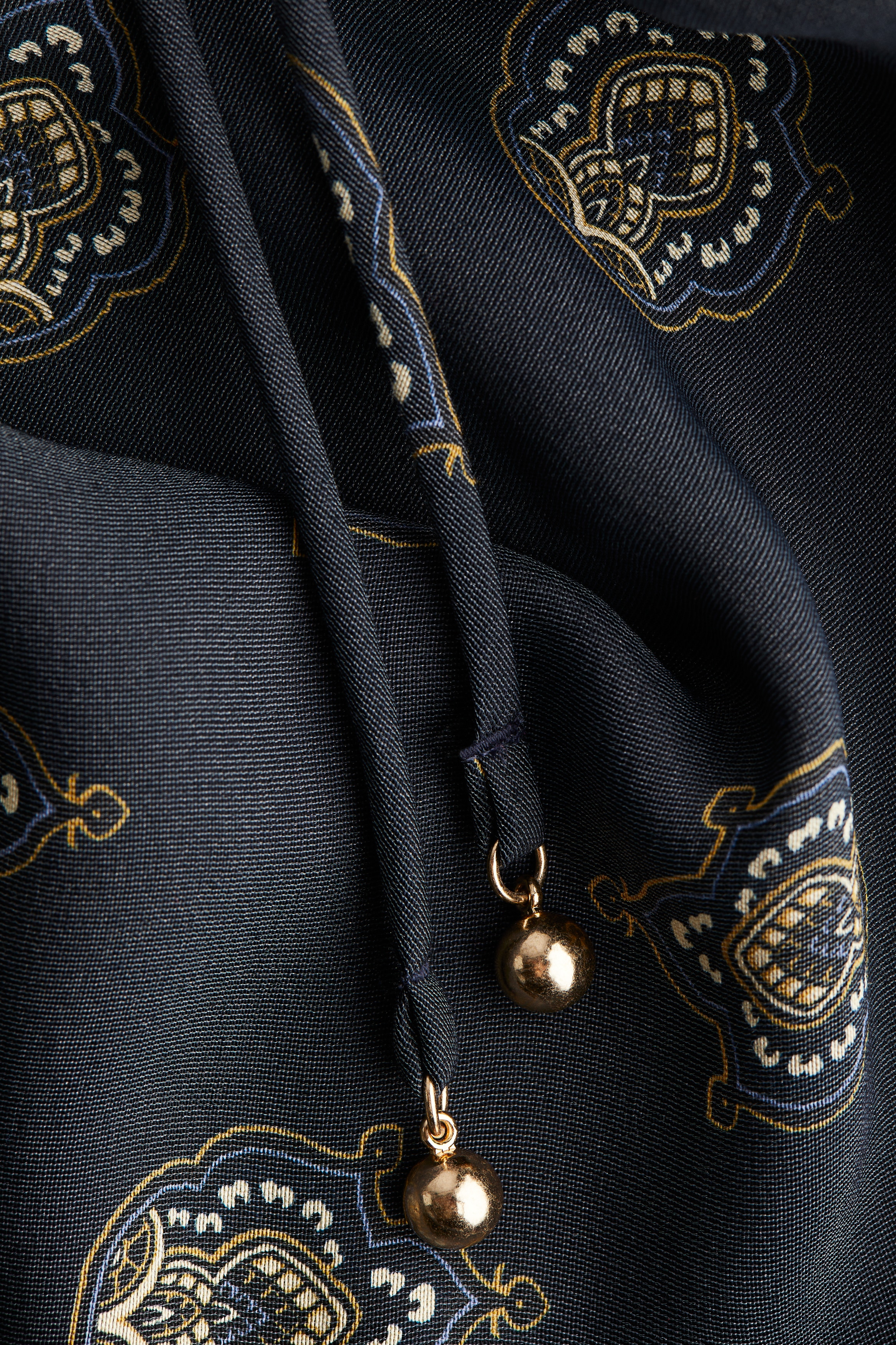 Smocked-detail dress