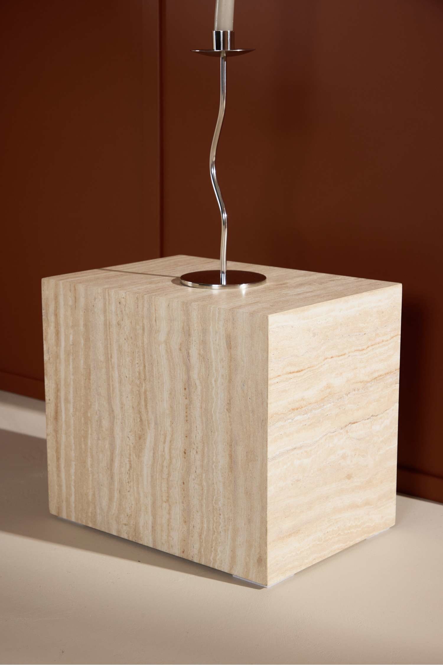 York Side Table - Mdf, Beige