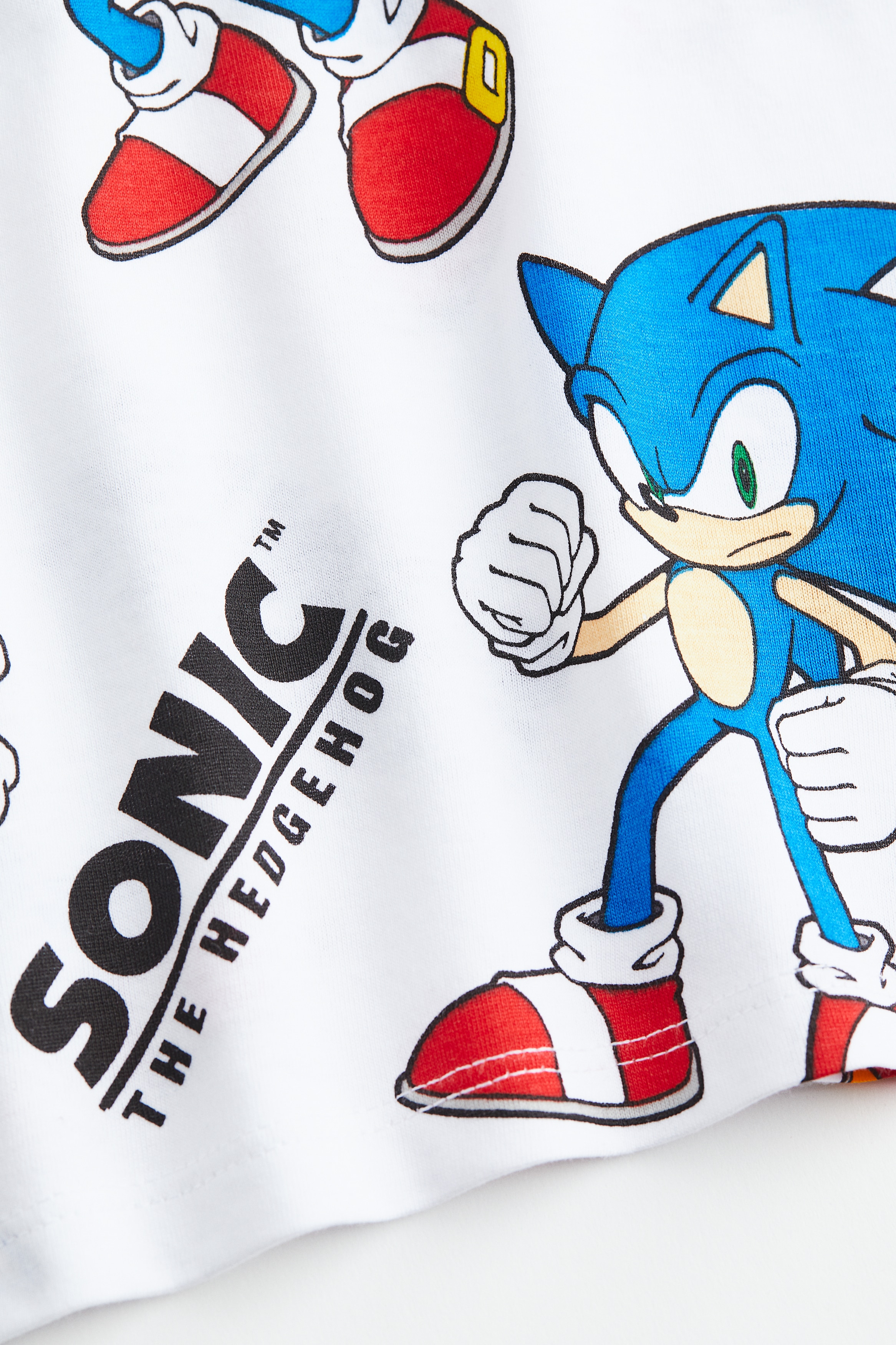 Printed T-shirt - White/Sonic the Hedgehog - Kids | H&M US