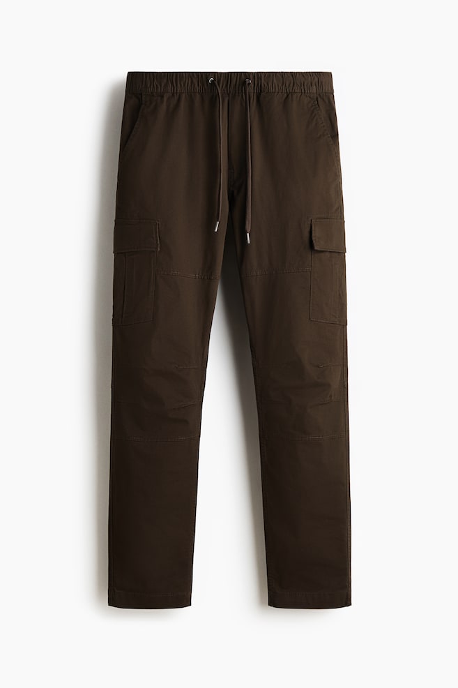 Pantalón cargo Slim Fit - Verde caqui oscuro/Verde caqui/Dark grey/Negro/Beige claro - 1