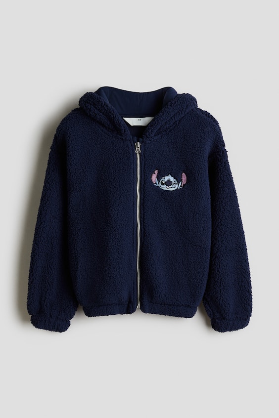 Детские куртки H&M Hooded Teddy Fleece Jacket