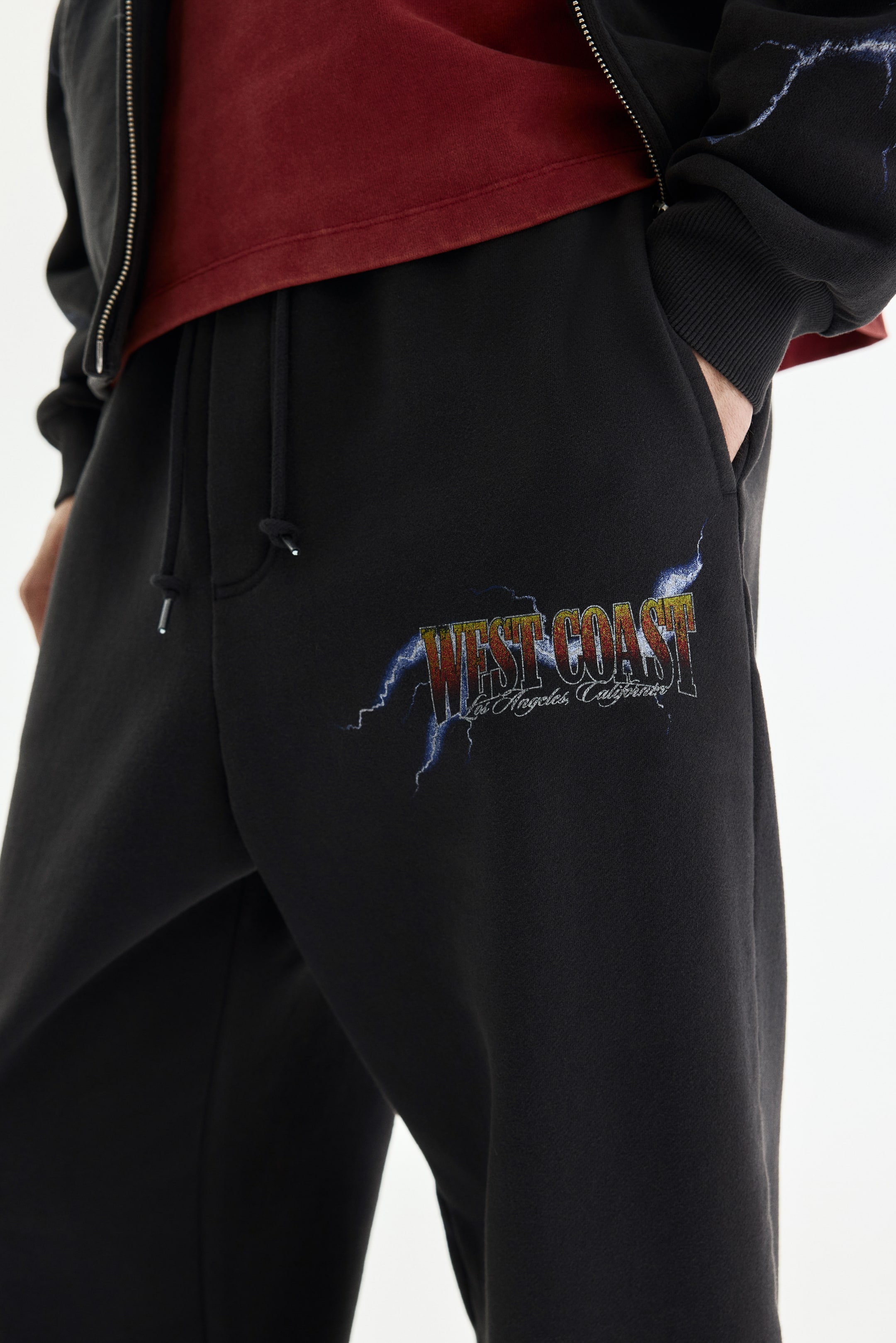 Pantalon en molleton ample