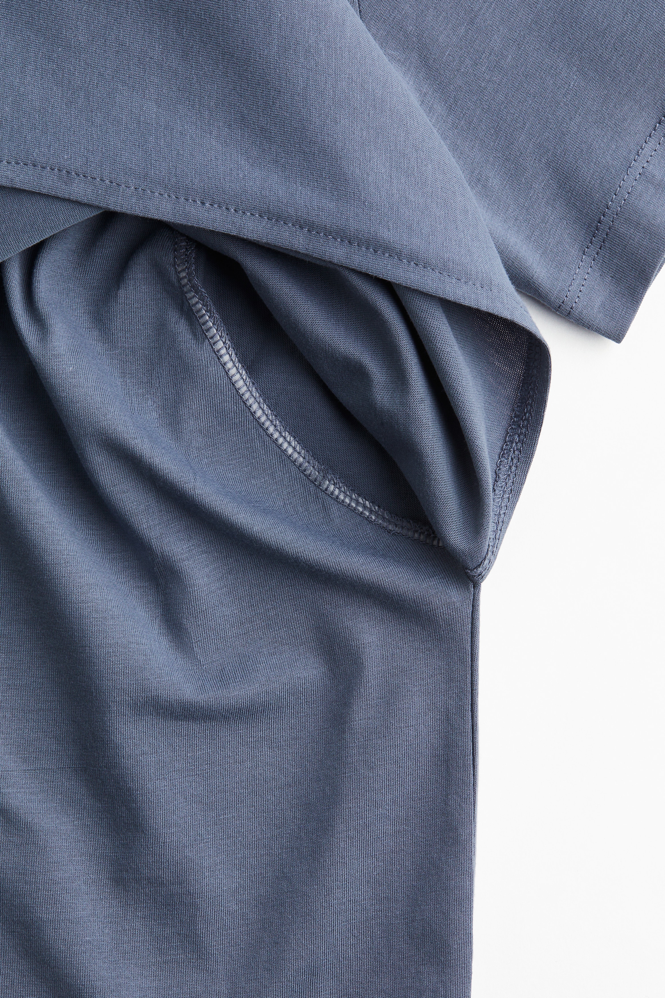 MAMA Cotton Nursing T-shirt - White/black striped - Ladies