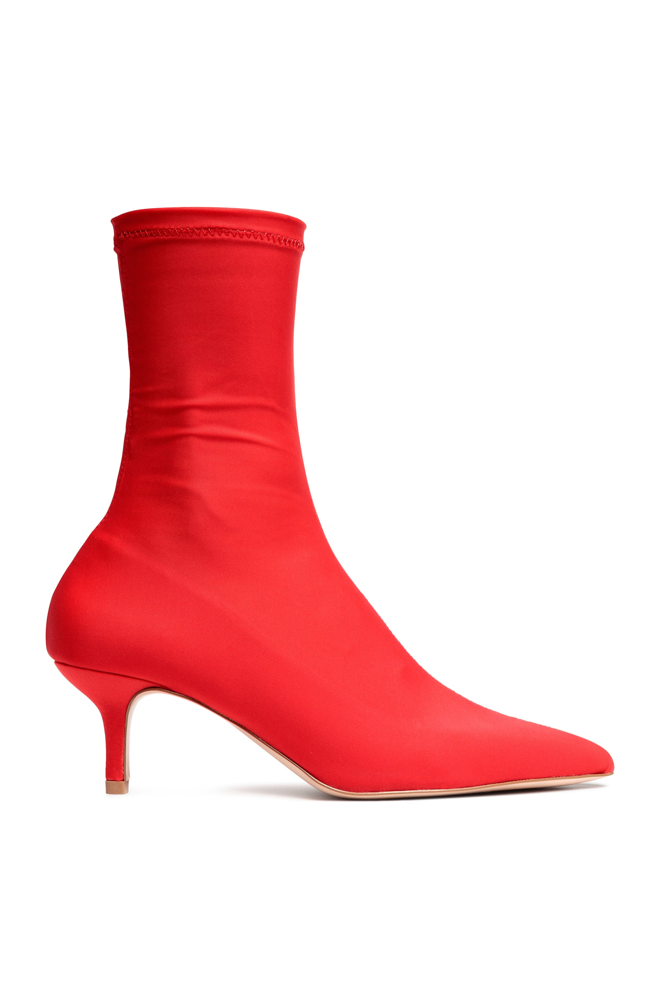 View larger image: Sock-style court shoes - Bright red - Ladies | H&M GB 1