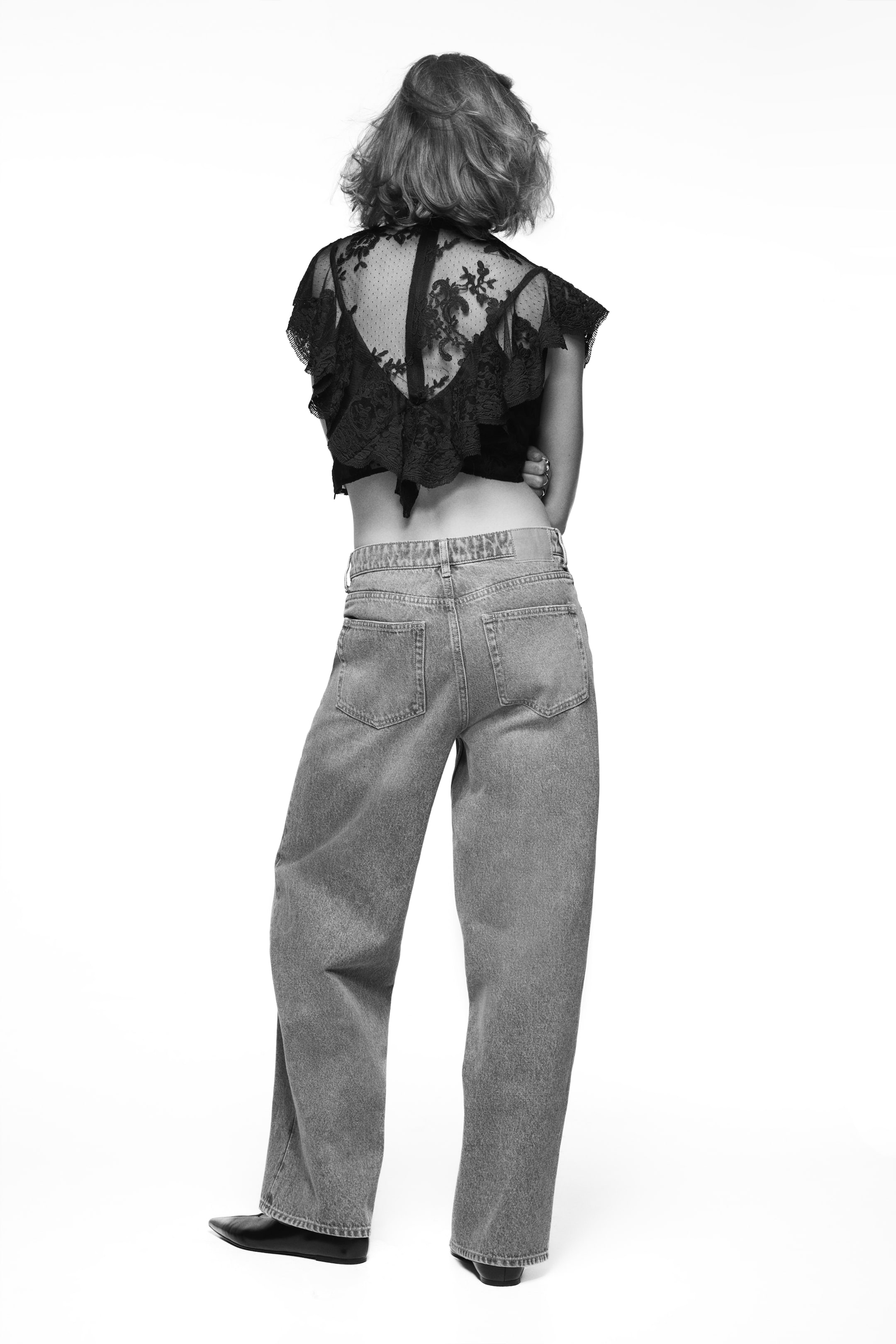 Jean flottant taille classique
