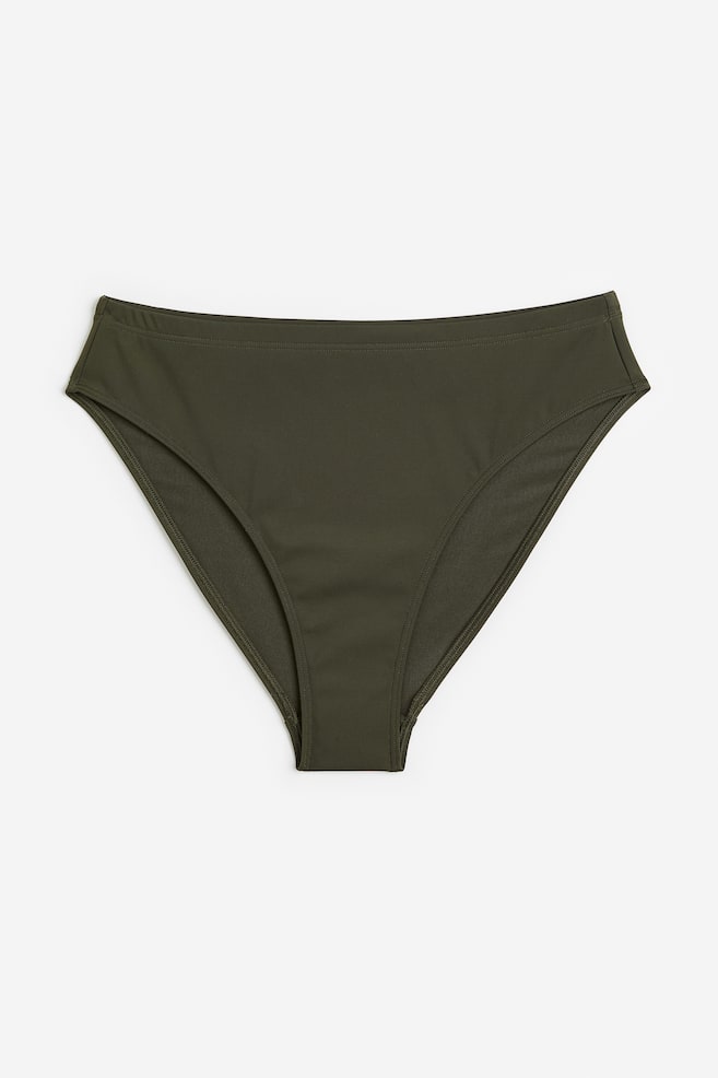Sports bikini bottoms - Dark khaki green/Black/Dark purple - 2