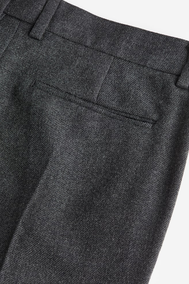 Relaxed Fit Tailored trousers - Dark grey/Greige/Dark brown - 5
