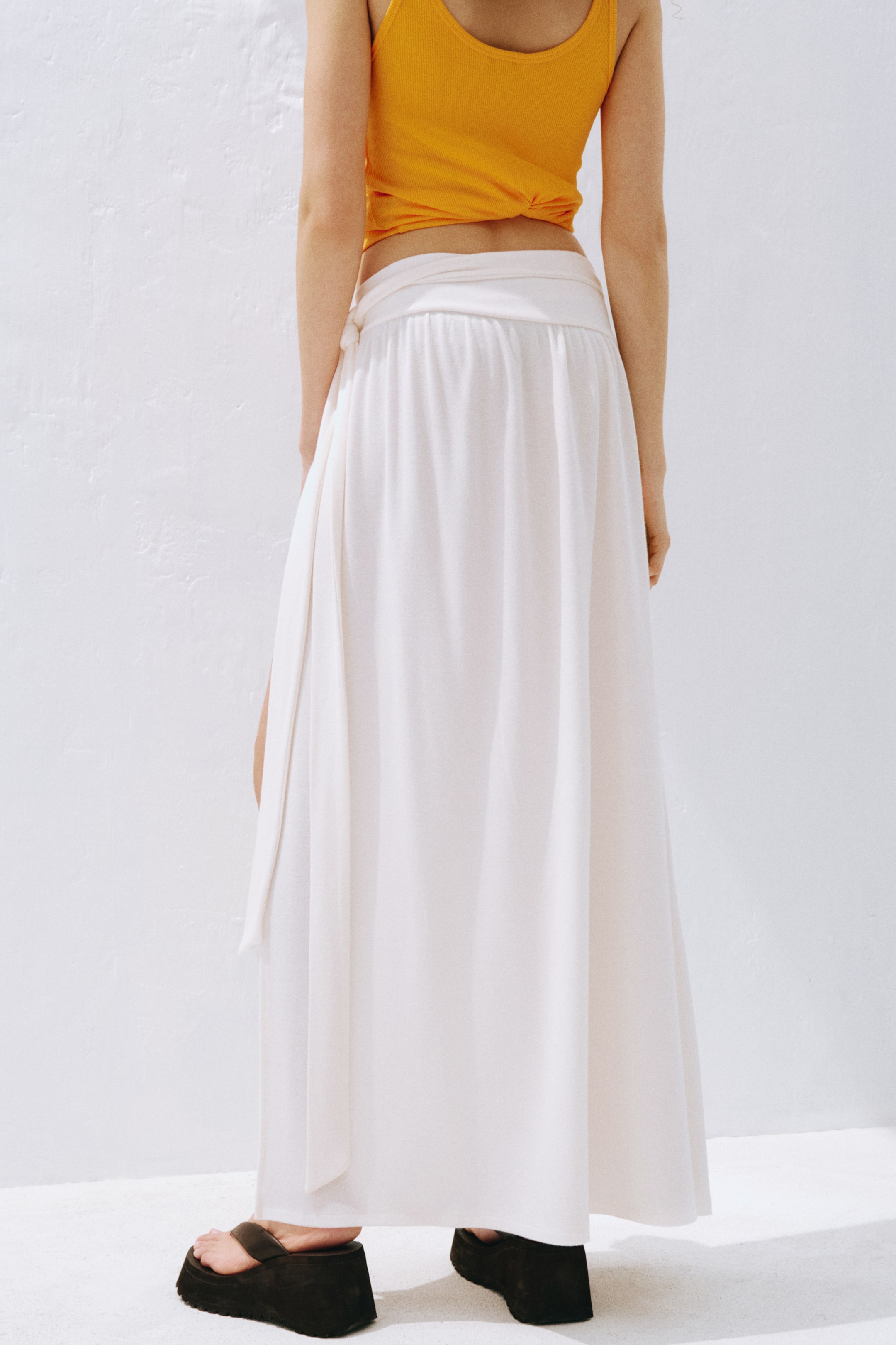 Женские юбки H&M Maxi Wrap Skirt — фото 5
