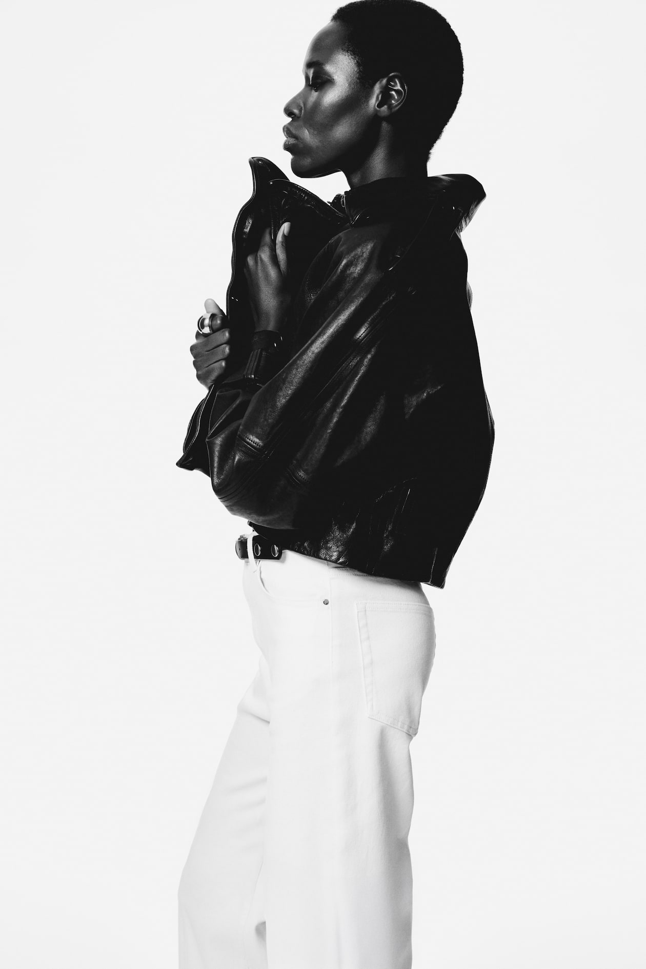 Belted Bootcut Pants - image 2