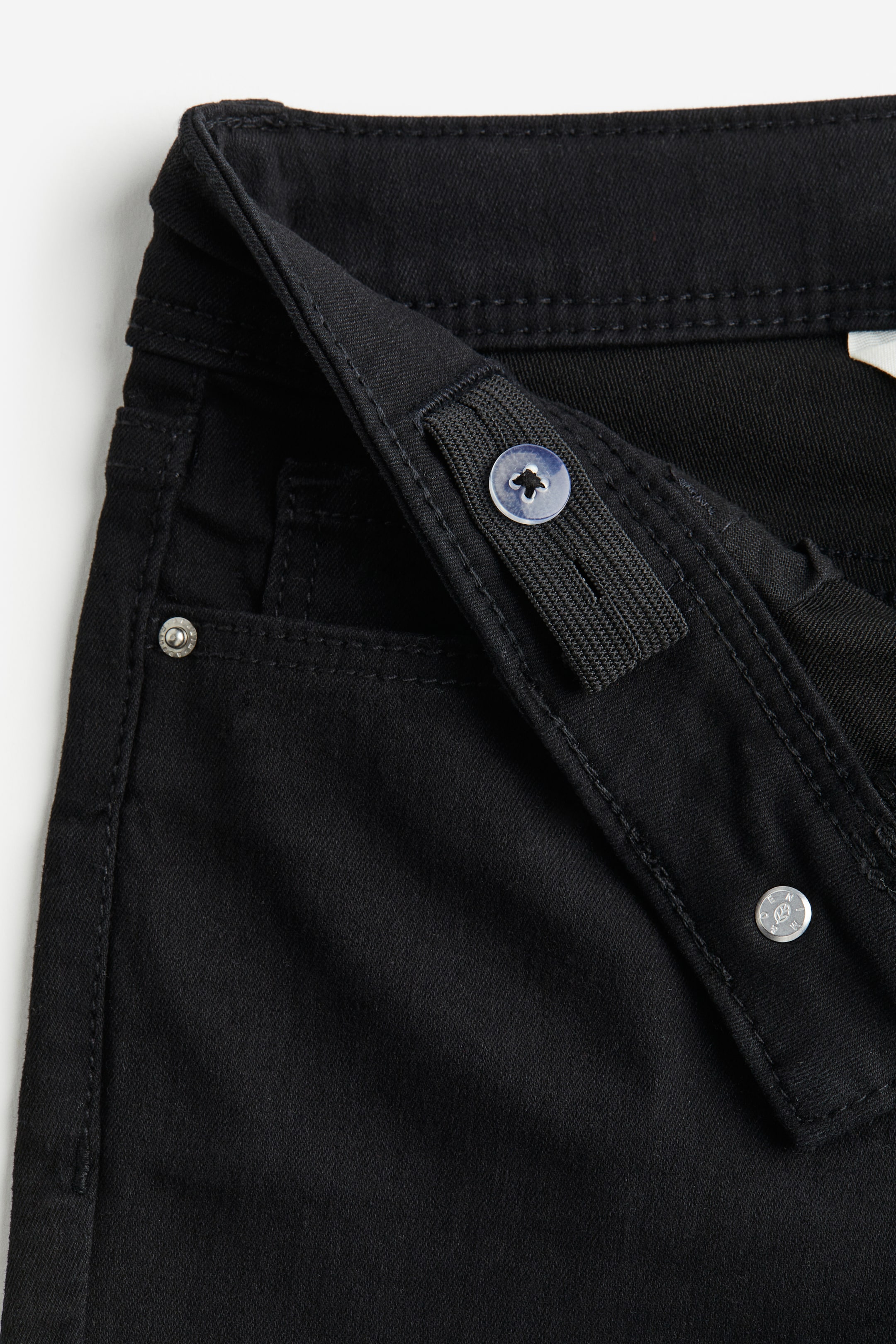 Xem ảnh lớn hơn: Quần short dệt chéo - Màu đen - Kids | H&M VN 2