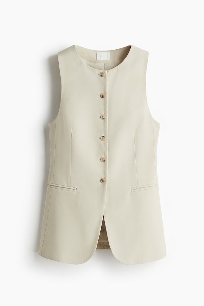 Long suit waistcoat - Light beige - 1