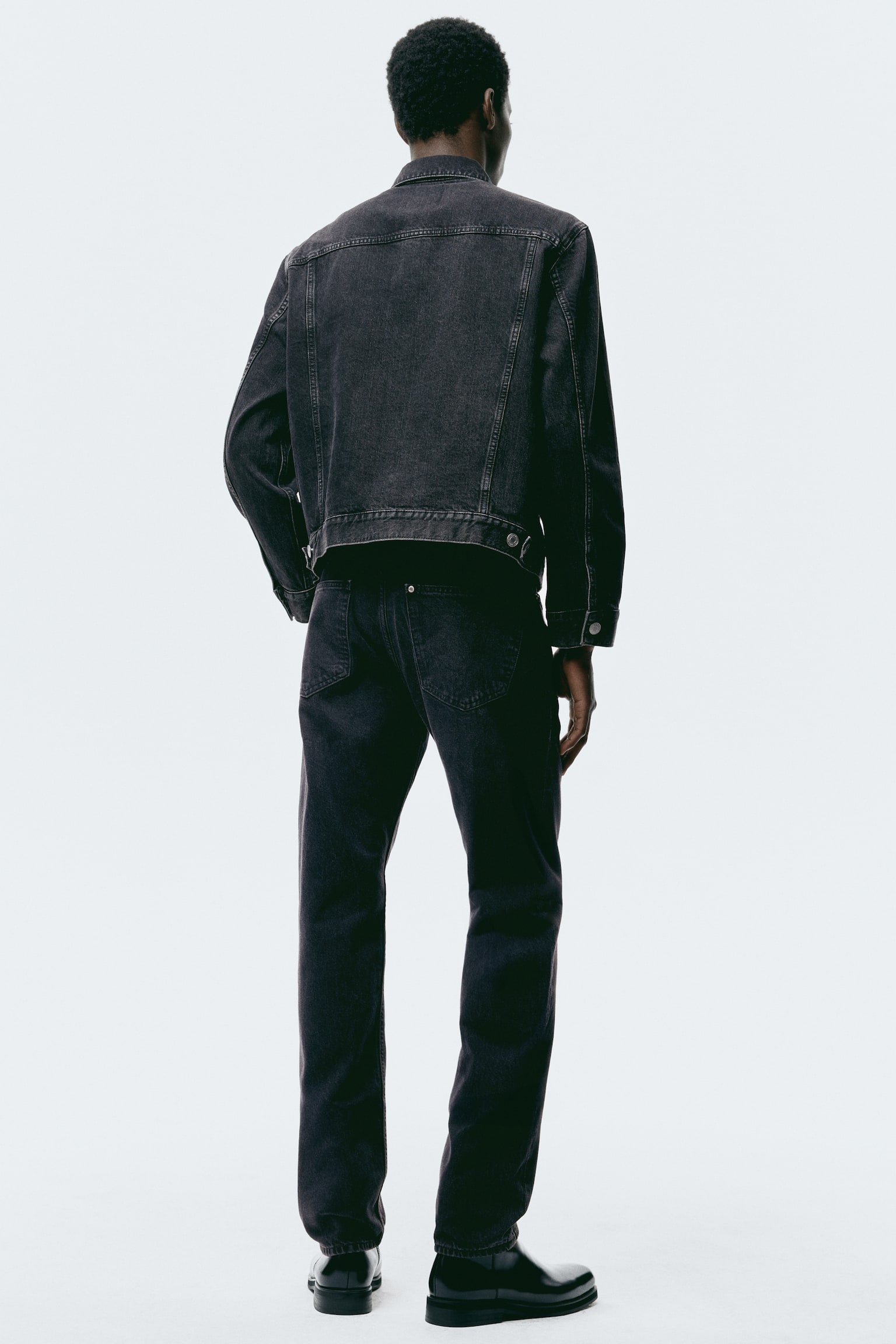 Original Straight Jeans -שחור ג'ינס - 6