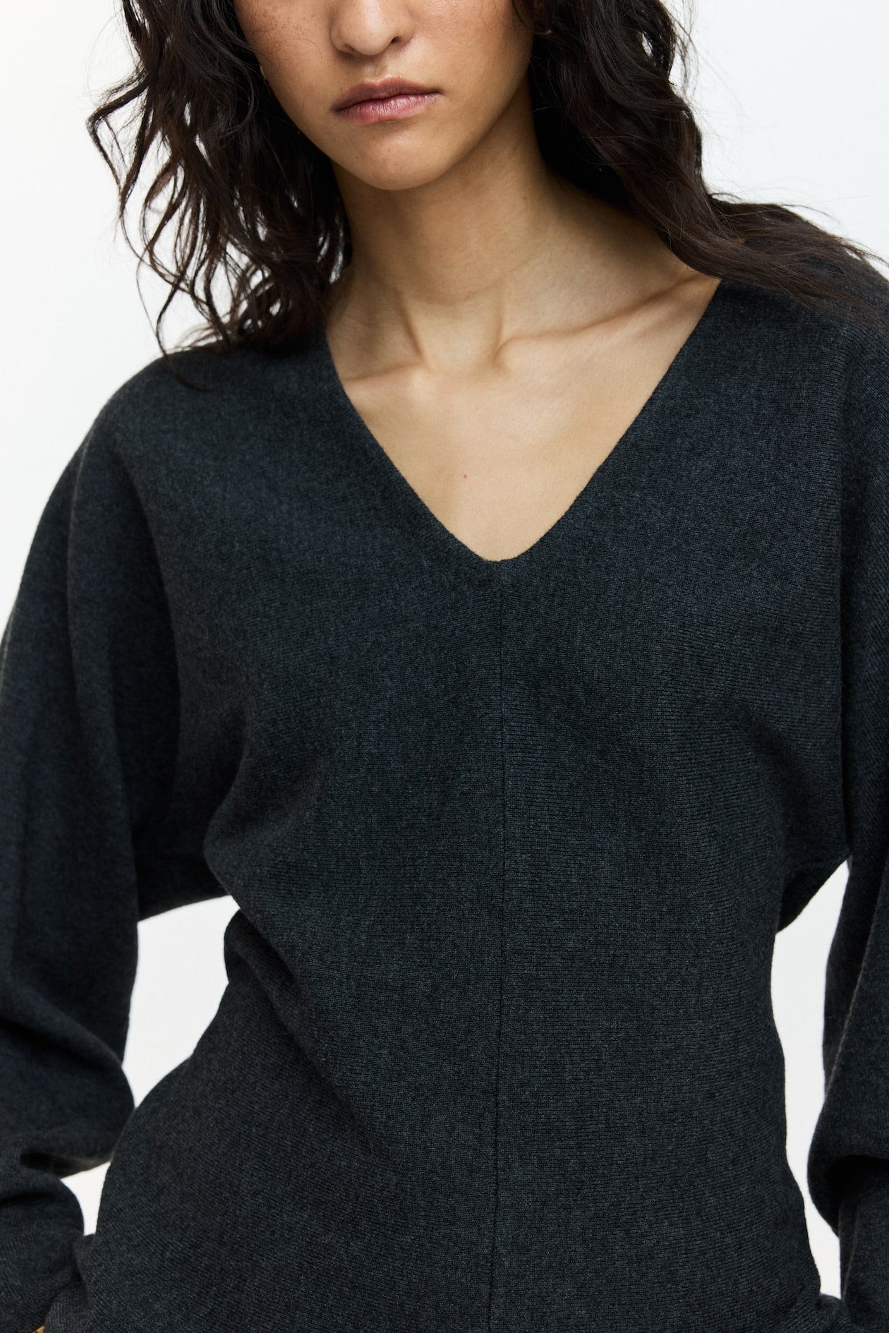 Knit V-Neck Top - image 4