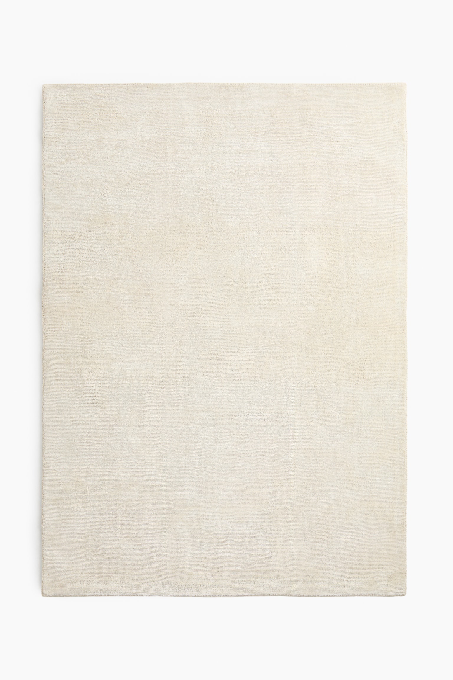 Tappeto in iuta intessuto a mano - Beige chiaro/Blu polvere
