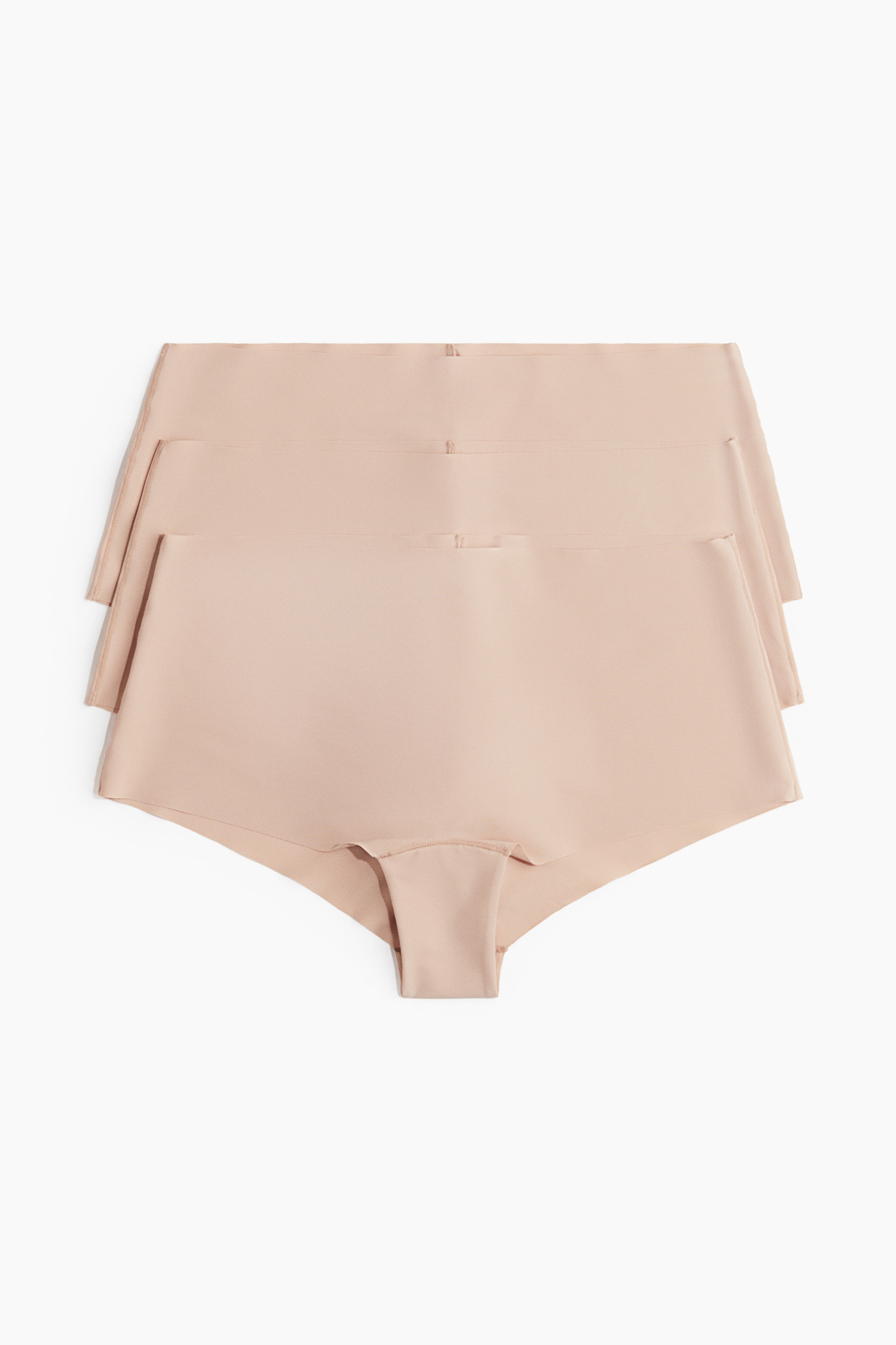 3-pack Microfibre Boy Leg Briefs - Light beige/Dark blue/Dusty pink/Black/Pink/Grey/Black