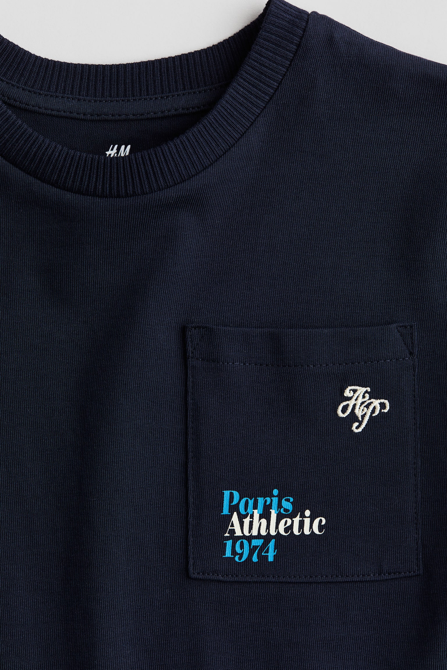 Pocket-detail T-shirt - Dark blue/Light green/Avofuntime/Dusty yellow/Lion/Orange/Tomatoes - 2